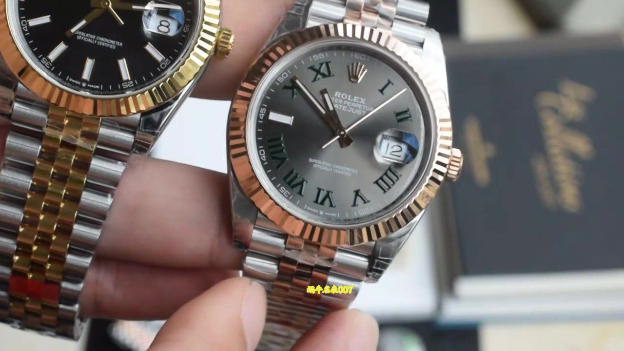  Video review VS Factory  Rolex Datejust TOP clone watch 41 mm  Super Dandong 3235 movement   / R1039