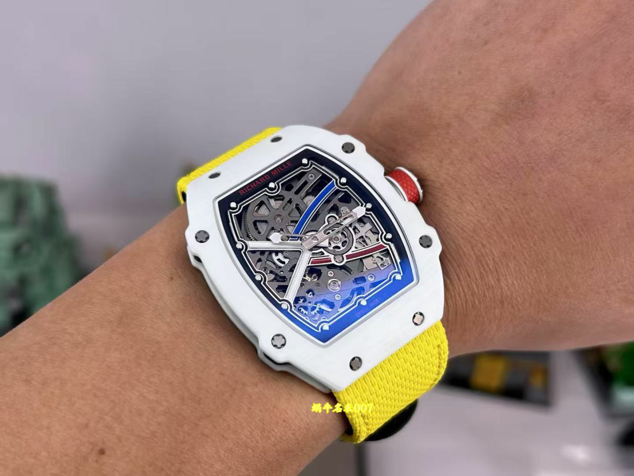  Video review  Ultra-high-end  Customized  RICHARD MILLE   watch model RM 67-02 thinnest 8mm  lightest 39 gram  / RM67-02GD