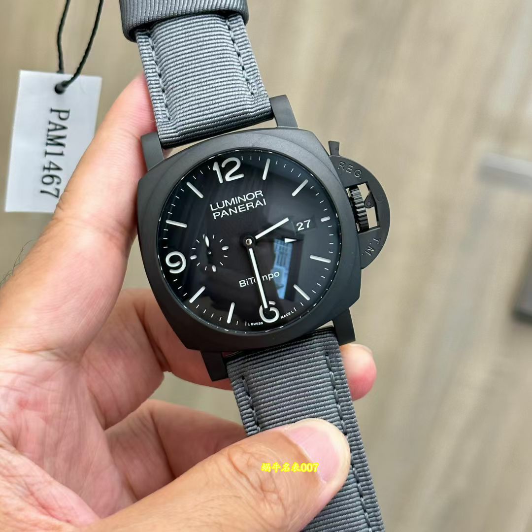 VS Panerai PAM1467 PAM01467 Luminor BiTempo Titanium DLC 纽约 Limited Edition  watches  / VSPAM1467