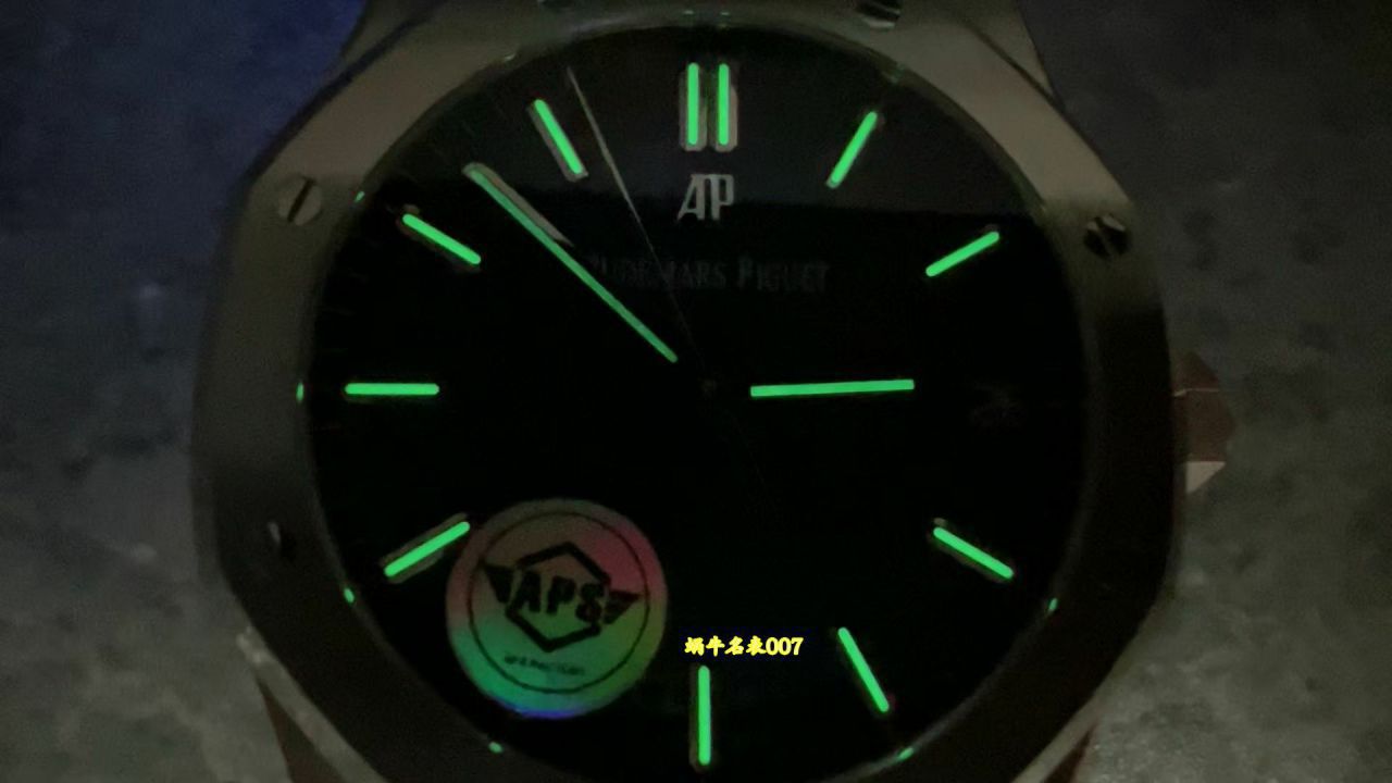 APS Factory Audemars Piguet Royal Oak TOP clone 15500ST.OO.1220ST.01 leather belt  watches  / AP371