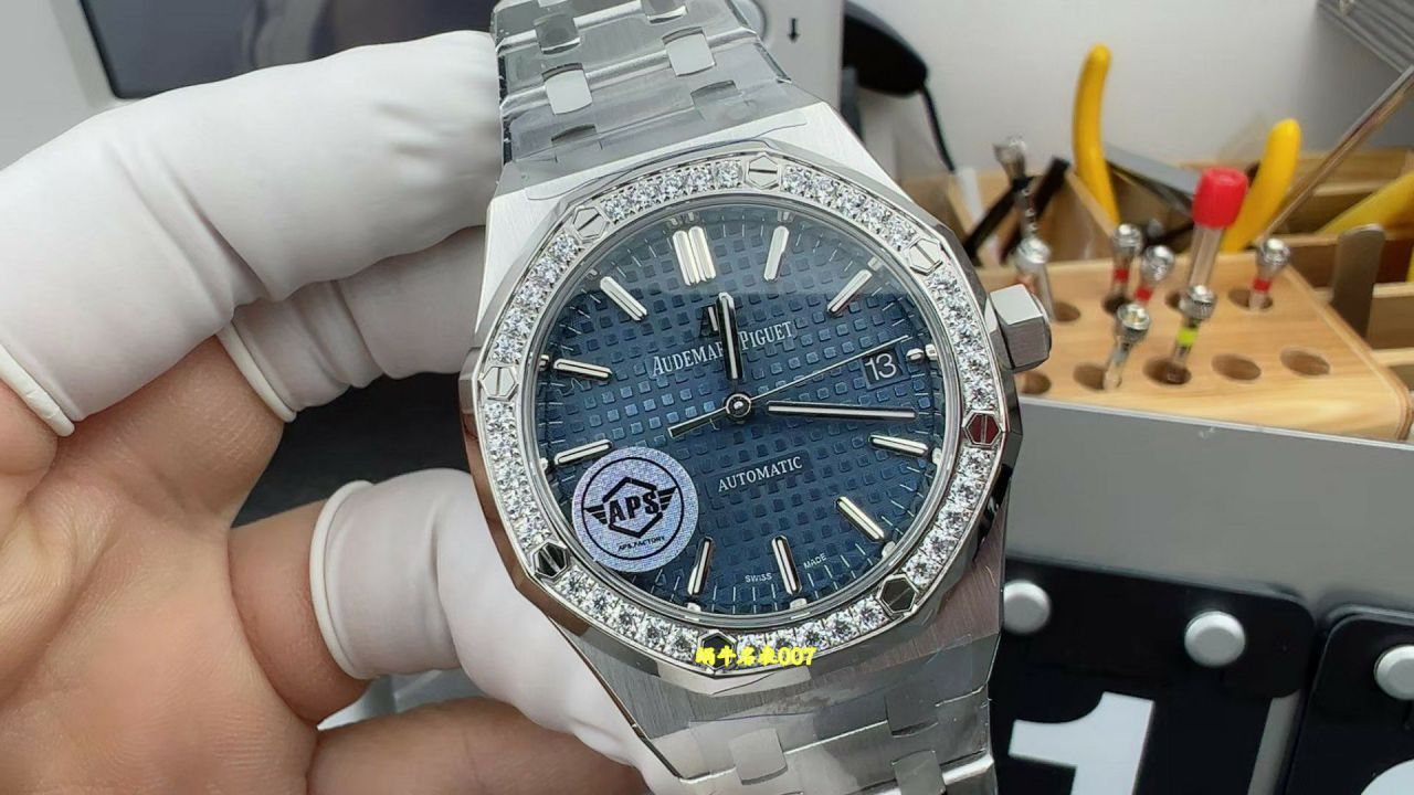 APS Factory  Customized movement Audemars Piguet Royal Oak  series 15451ST.ZZ.1256ST.03 watches  / AP379
