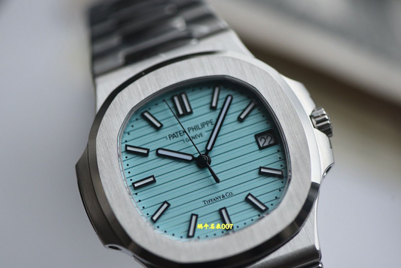  Video review 3K Factory Patek Philippe Nautilus  Tiffany  blue 5711/1A-018  clone watches  / BD529
