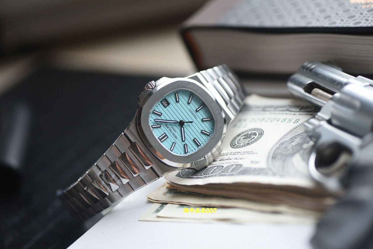 Video review 3K Factory Patek Philippe Nautilus  Tiffany  blue 5711/1A-018  clone watches  / BD529