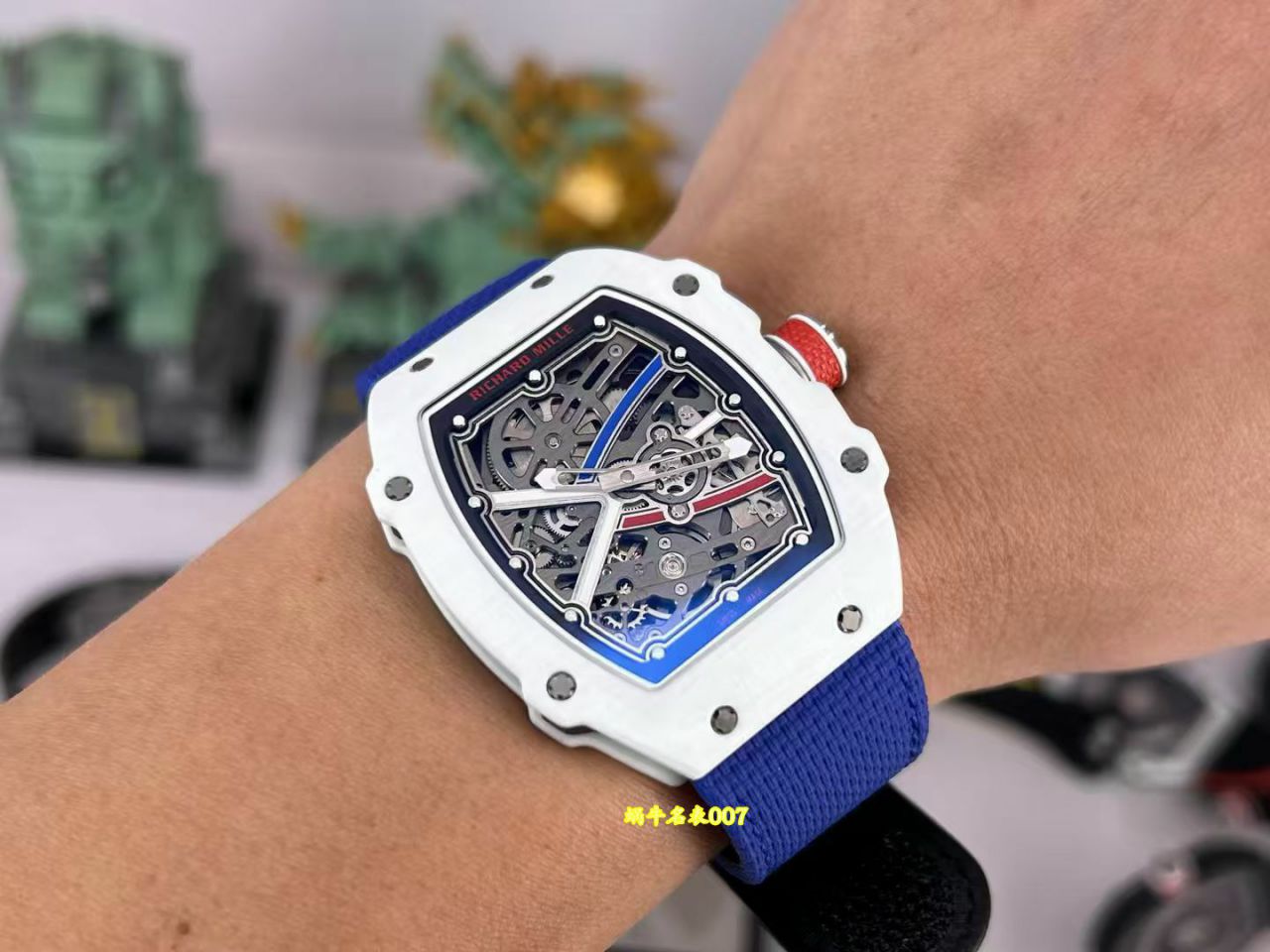  Super high-end  Customized  Richard  Miller RM67-02 France  Special Edition  watches  / RM6702FAGUO