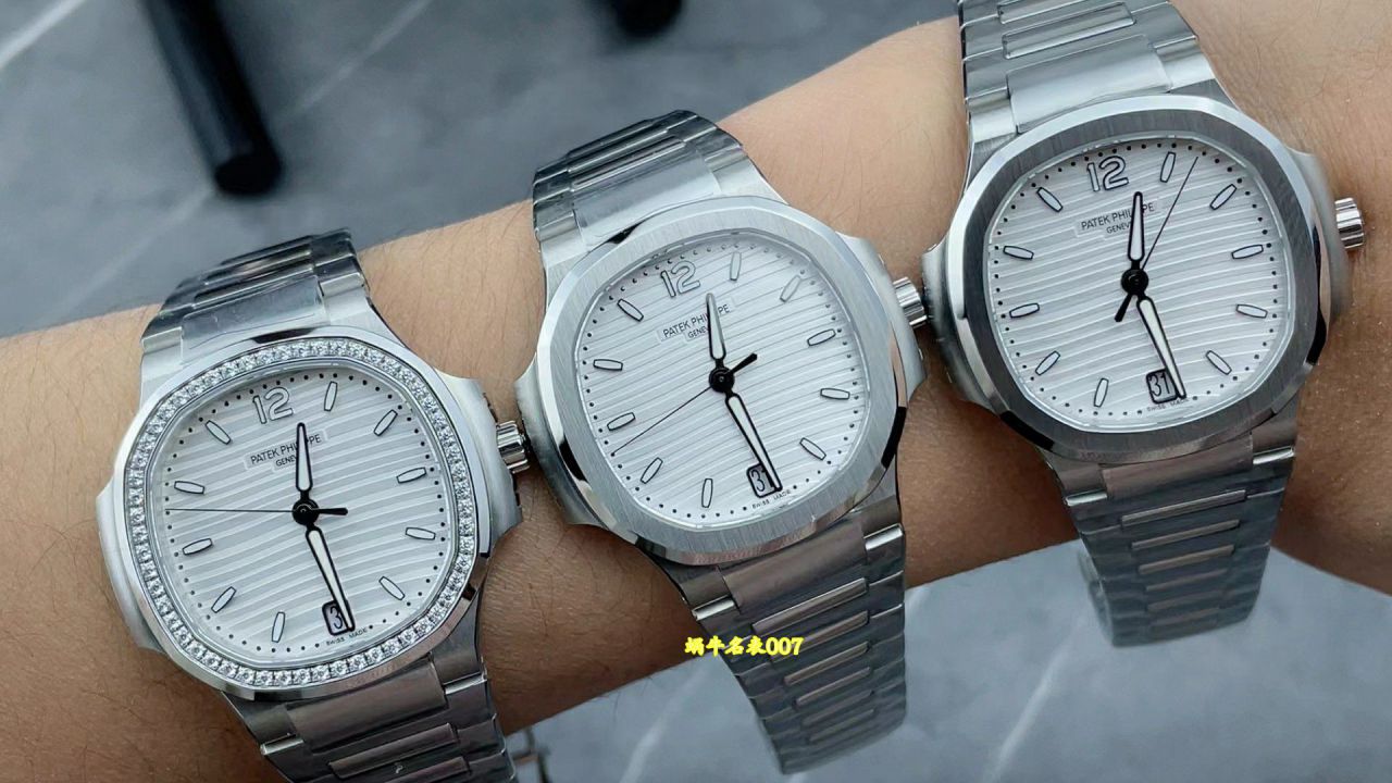 3K Factory  Customized movement Patek Philippe women   Nautilus  clone watch 7118/1200A-001 watches  / BD533