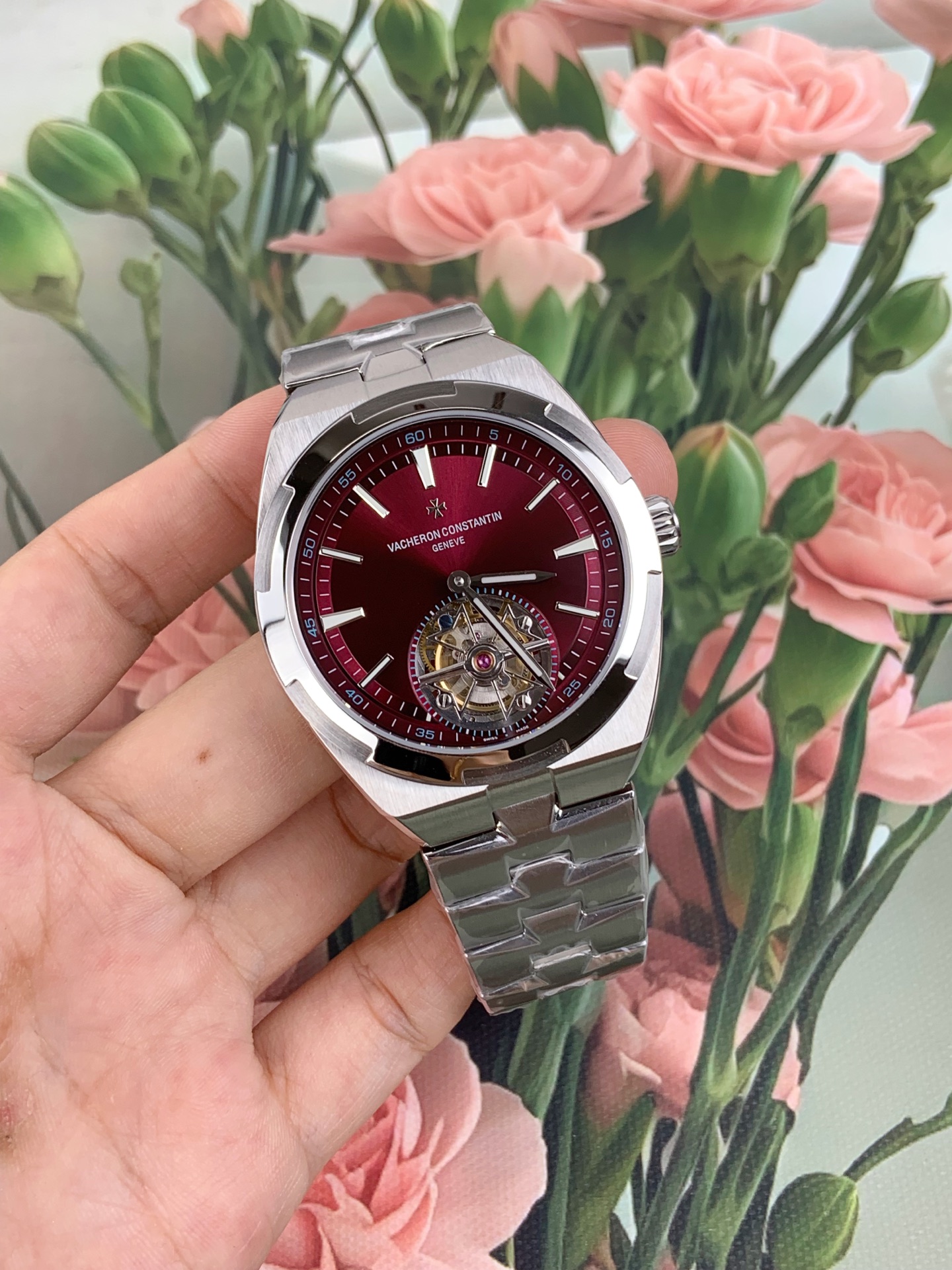 ANT江诗丹顿纵横四海陀飞轮顶级复刻手表6000V/210T-H179腕表 /  