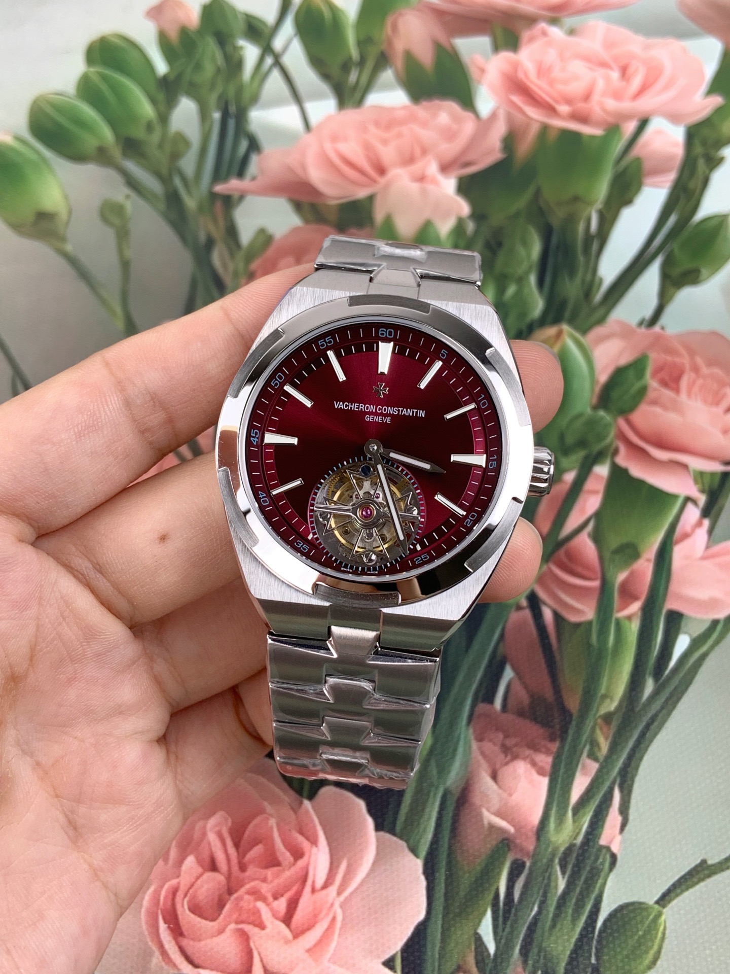 ANT江诗丹顿纵横四海陀飞轮顶级复刻手表6000V/210T-H179腕表 /  