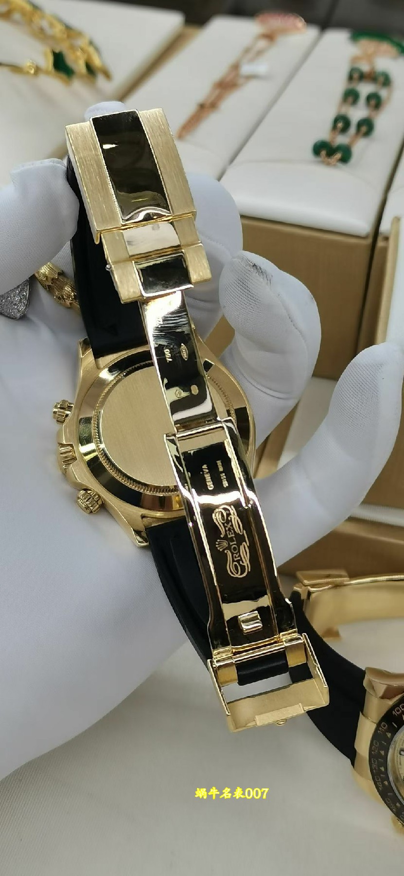 包金真钻劳力士宇宙计型迪通拿系列116588 TBR广州复刻高仿手表网站 /  