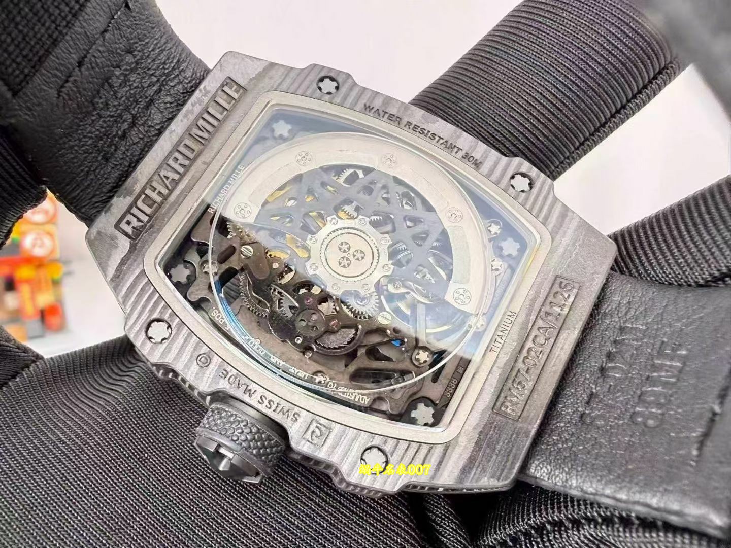 高端定制Richard Mille RM 67-02 理查德米勒黑武士RM 67-02 中国顶级复刻手表 /  