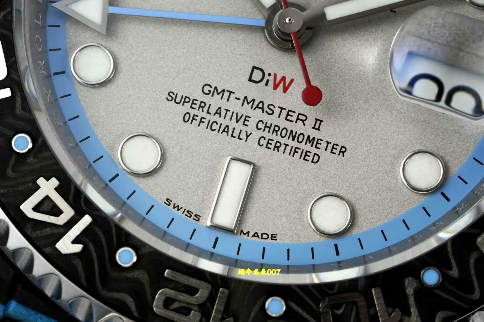 DIW Rolex GMT-Master II V3版劳力士碳纤维格林尼治中国顶级复刻高仿手表 /  