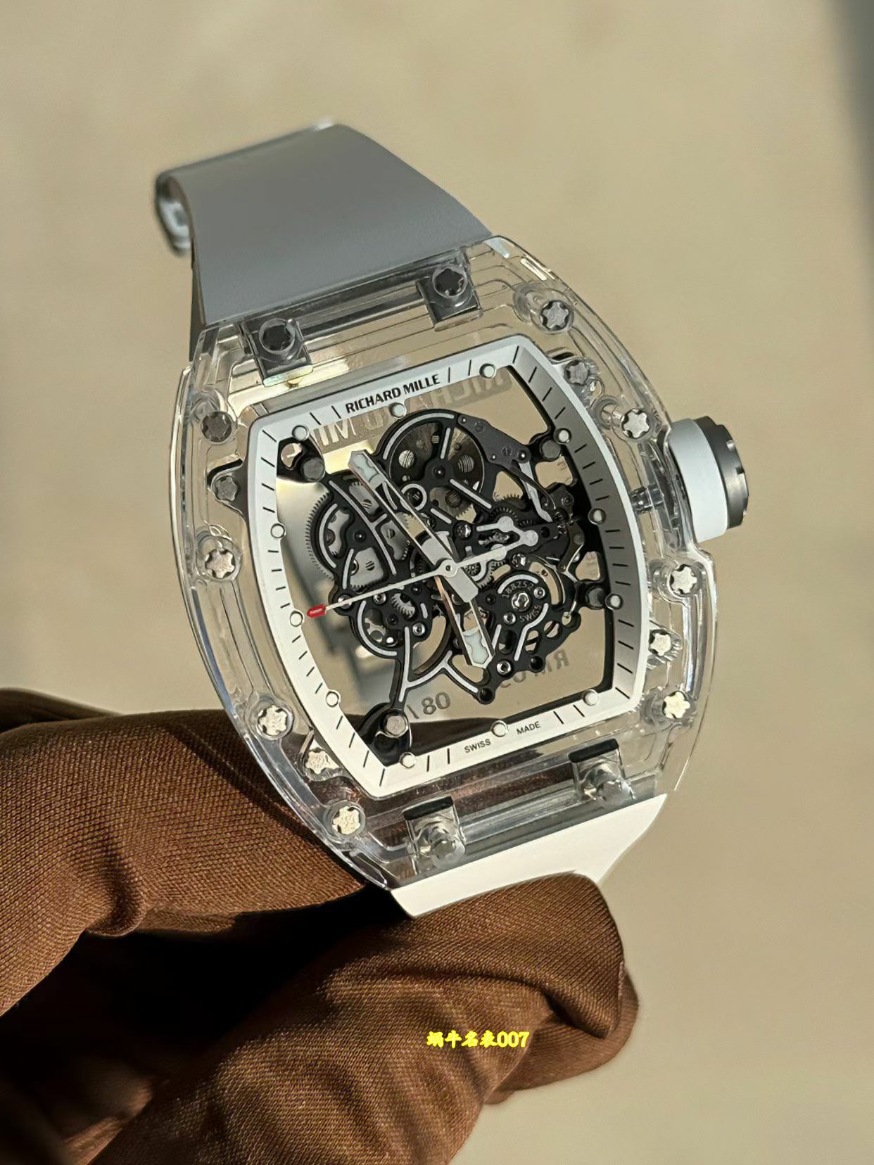 Richard Mill理查德RM055 美洲限定  ​小贵 定制水晶表壳 va机芯RM 055 /  