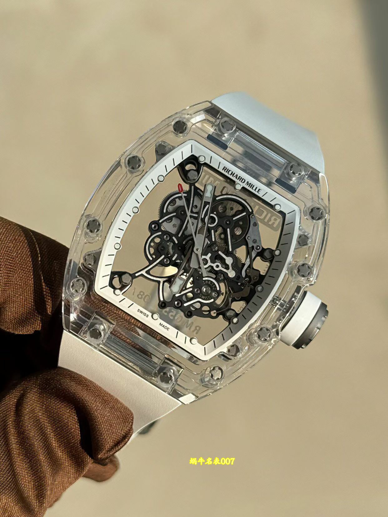 Richard Mill理查德RM055 美洲限定  ​小贵 定制水晶表壳 va机芯RM 055 /  