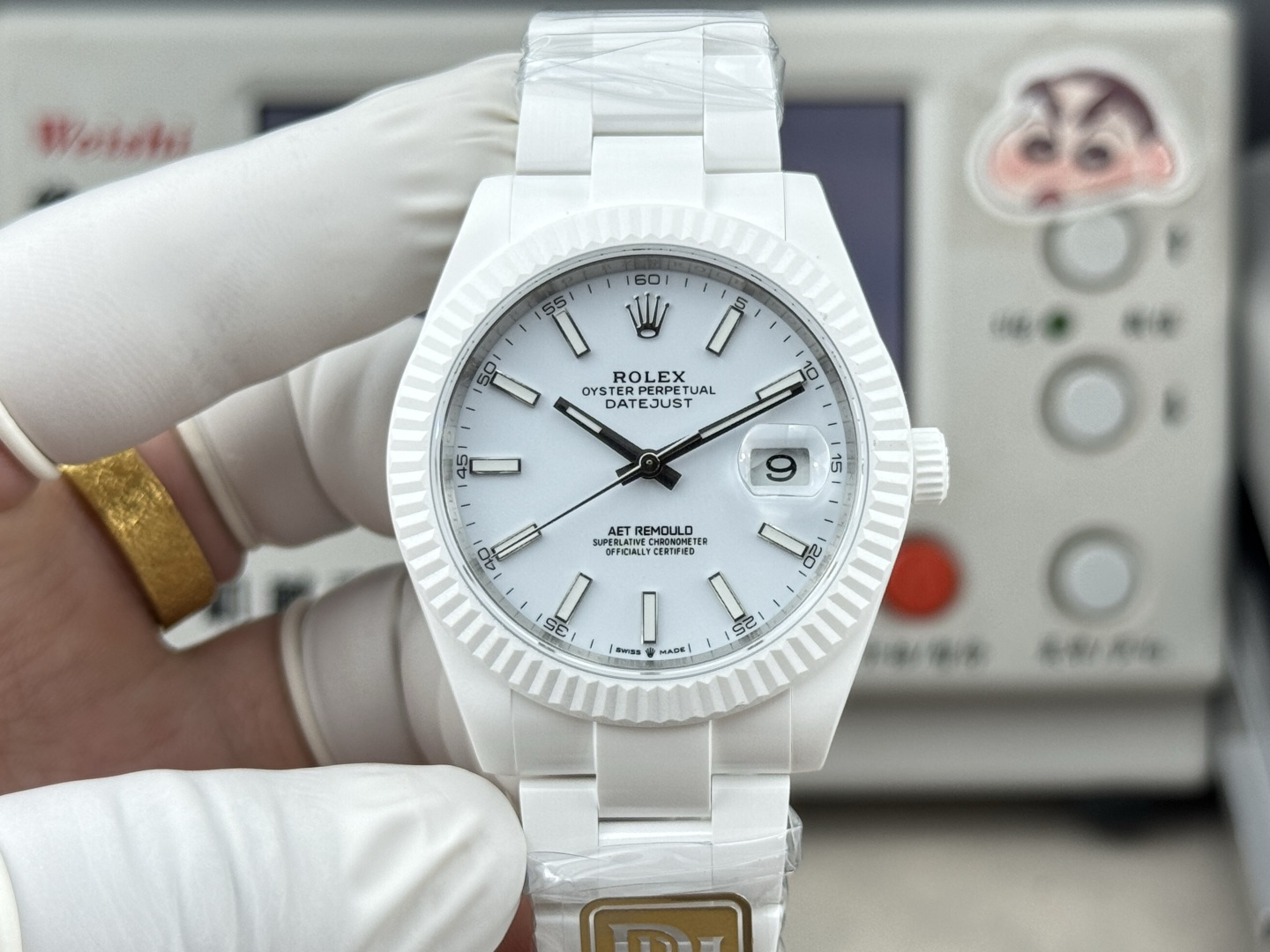 PPM “夏季新品”ROLEX 日志AET REMOULD 41mm全陶瓷日志型手表 /  