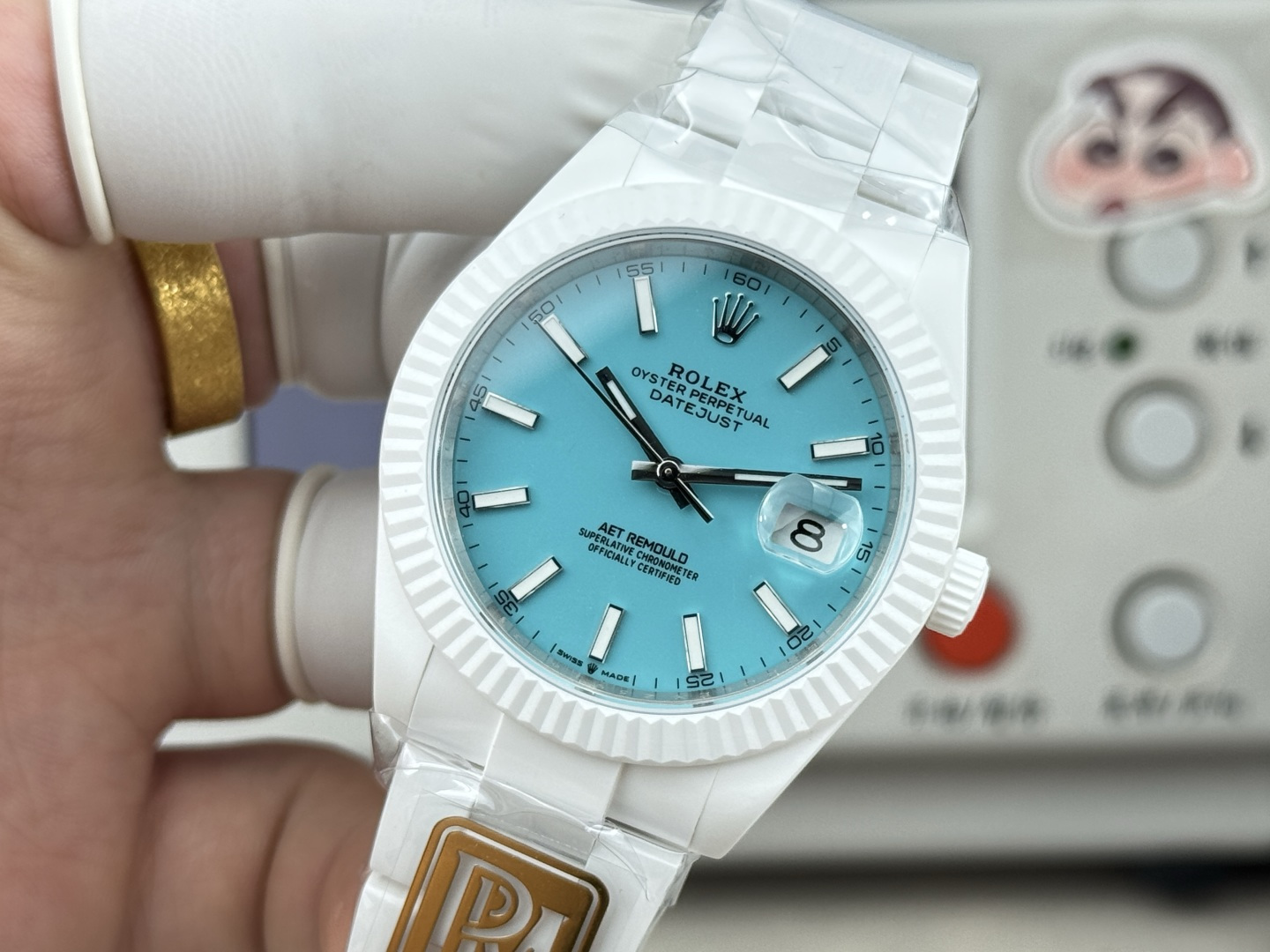 PPM “夏季新品”ROLEX 日志AET REMOULD 41mm全陶瓷日志型手表 /  