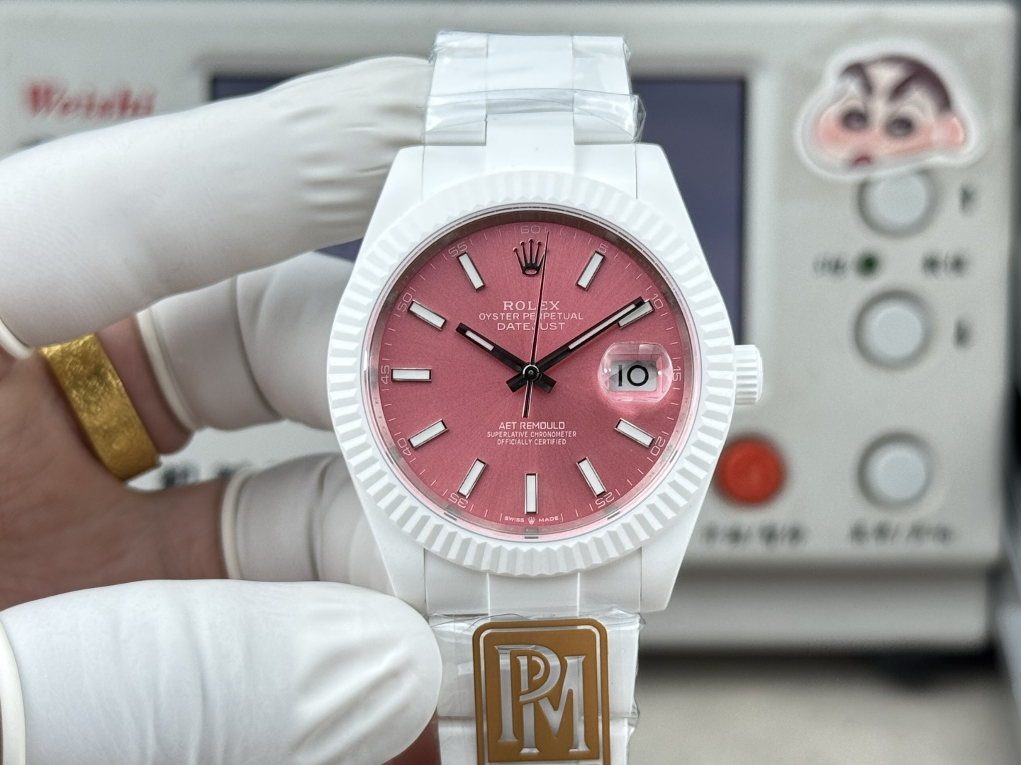 PPM “夏季新品”ROLEX 日志AET REMOULD 41mm全陶瓷日志型手表 /  