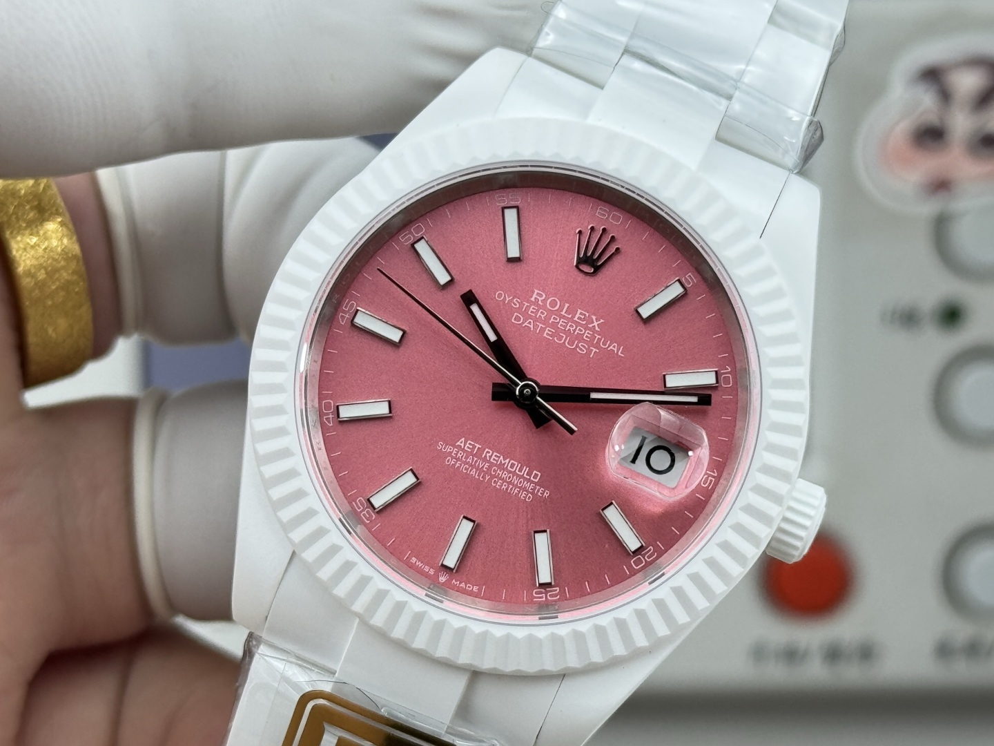 PPM “夏季新品”ROLEX 日志AET REMOULD 41mm全陶瓷日志型手表 /  