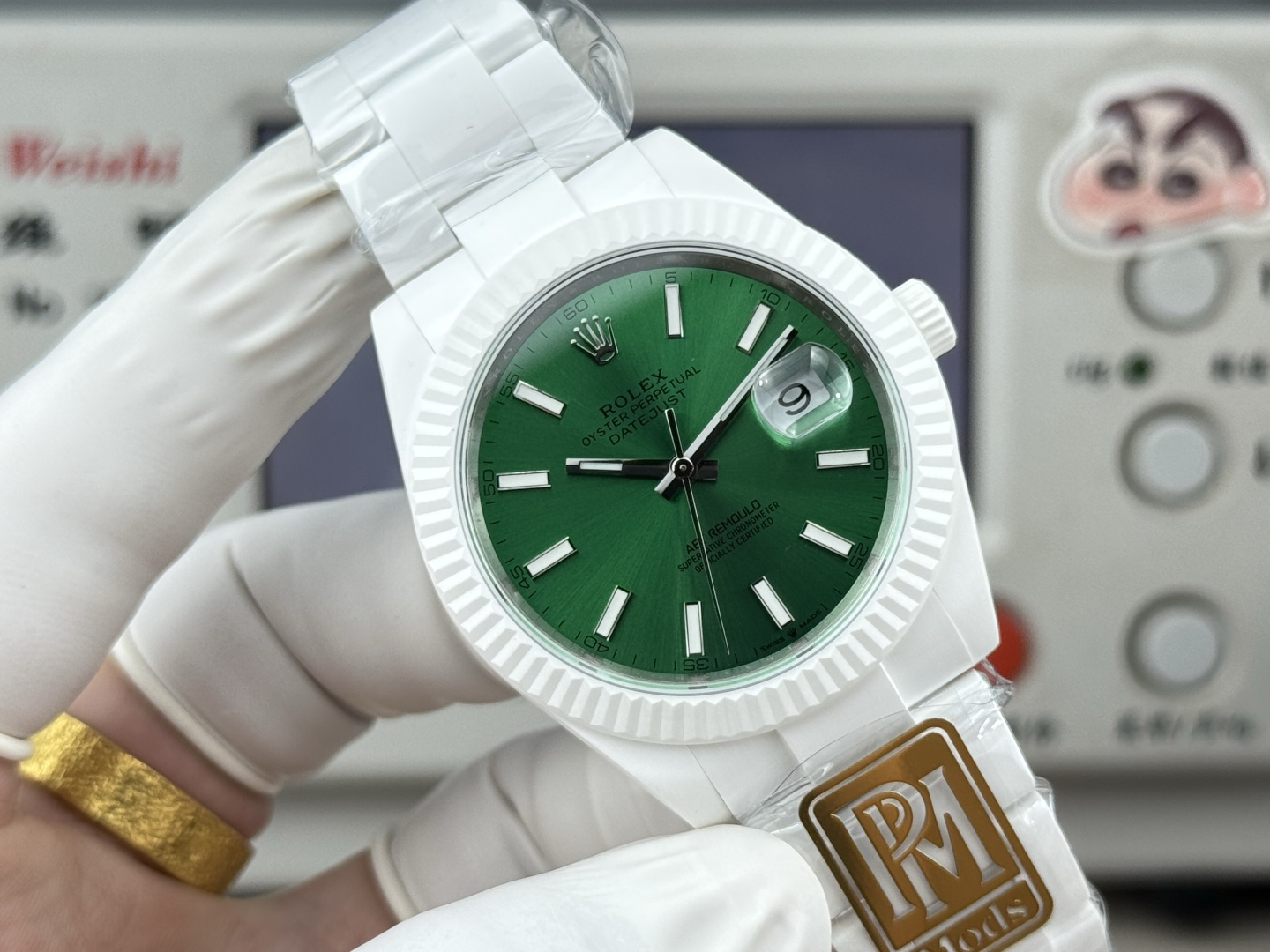 PPM “夏季新品”ROLEX 日志AET REMOULD 41mm全陶瓷日志型手表 /  