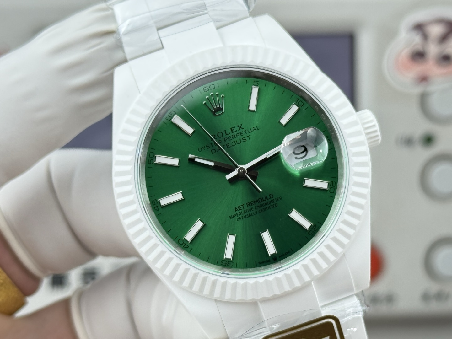 PPM “夏季新品”ROLEX 日志AET REMOULD 41mm全陶瓷日志型手表 /  