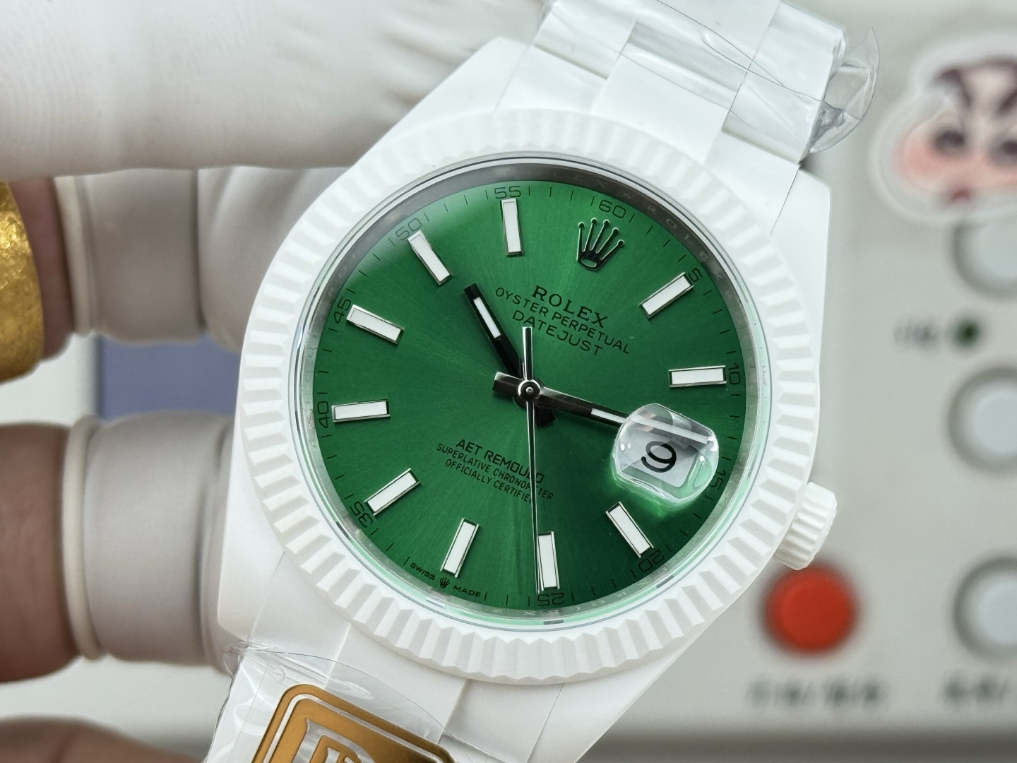 PPM “夏季新品”ROLEX 日志AET REMOULD 41mm全陶瓷日志型手表 /  