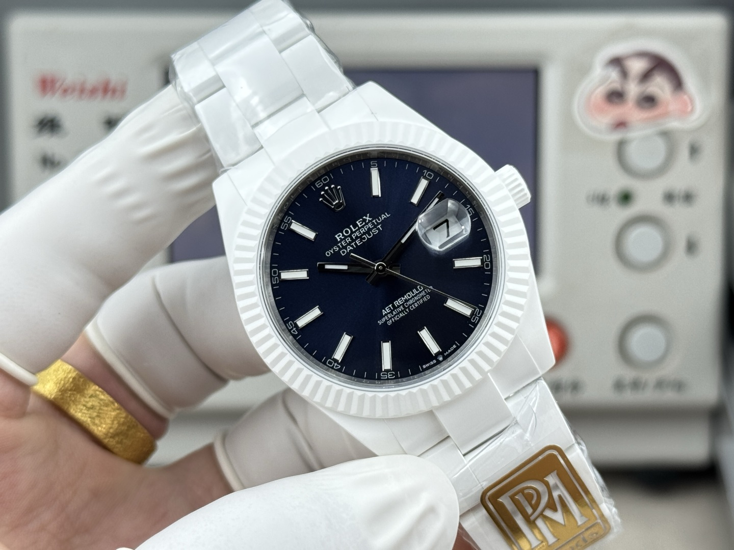PPM “夏季新品”ROLEX 日志AET REMOULD 41mm全陶瓷日志型手表 /  