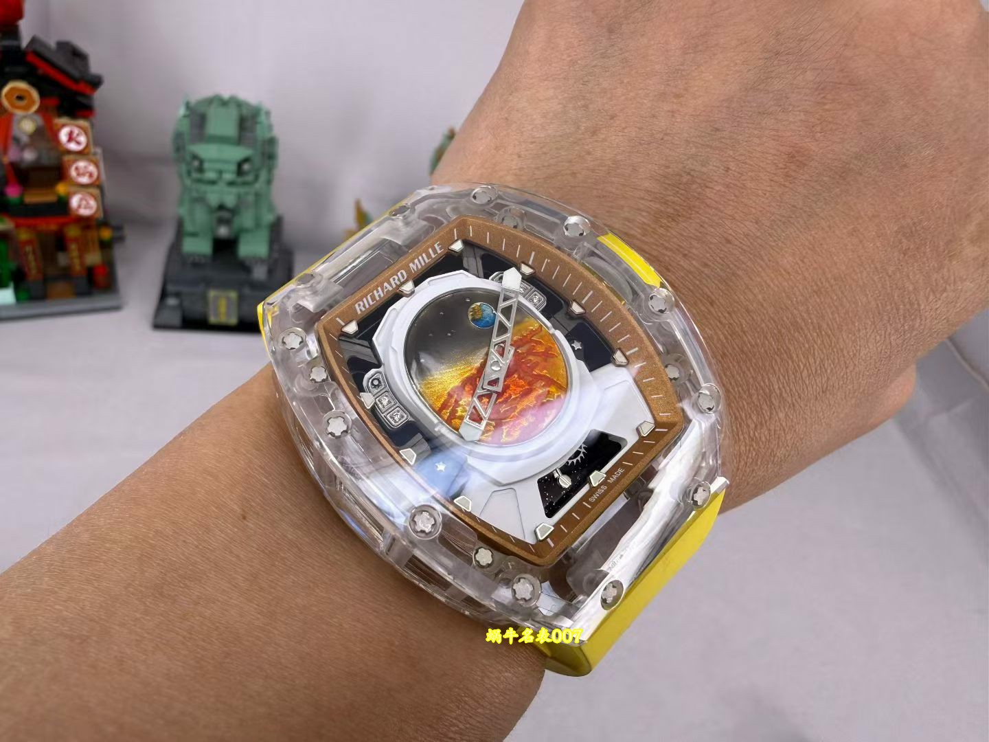 高端定制Richard Mille理查米尔一比一复刻手表RM 52-05腕表 RM52-05水晶太空人 /  