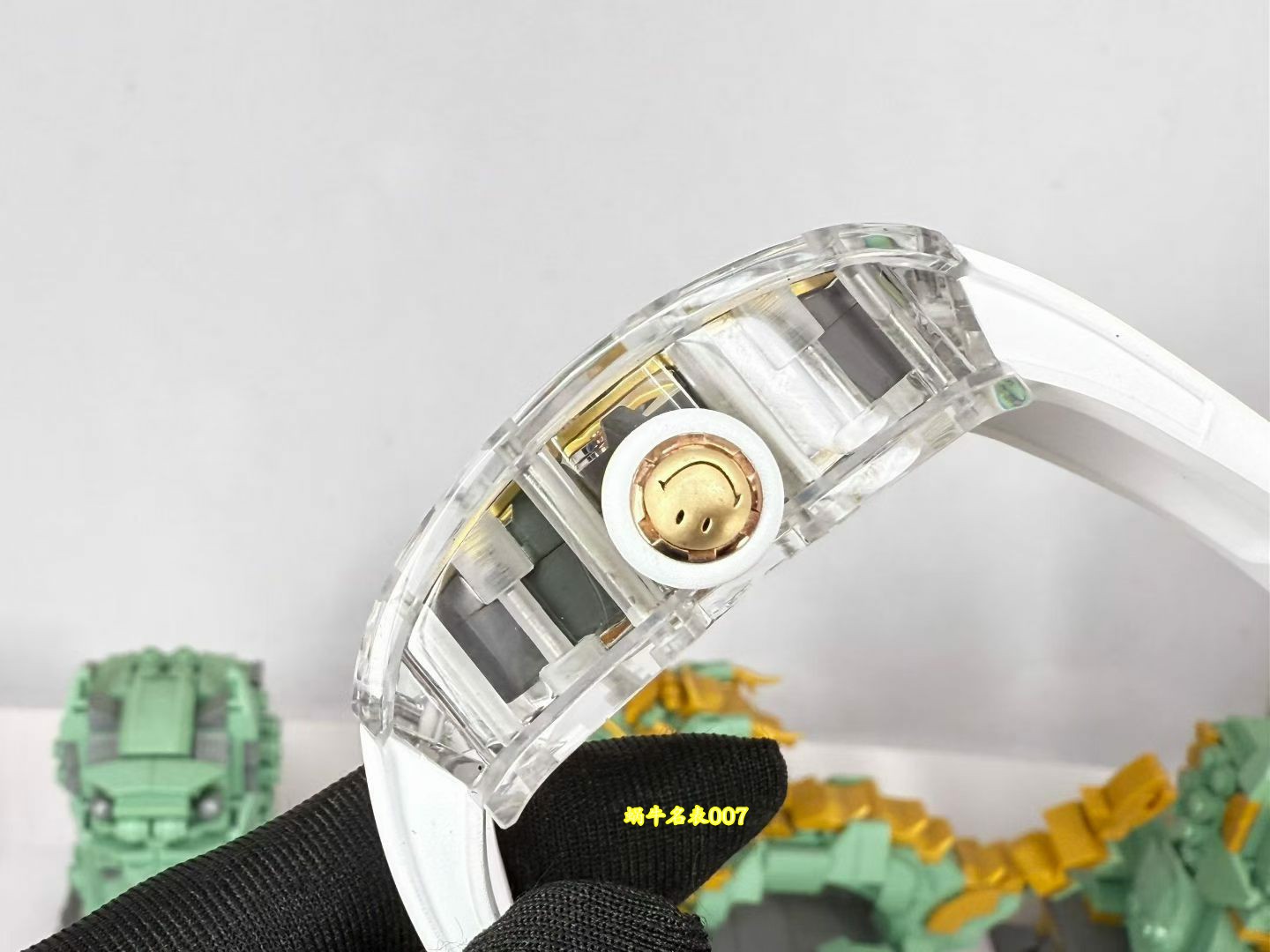 Richard Mille 蓝宝石水晶 RM88笑脸 RM088限量版 理查德顶级复刻手表 /  
