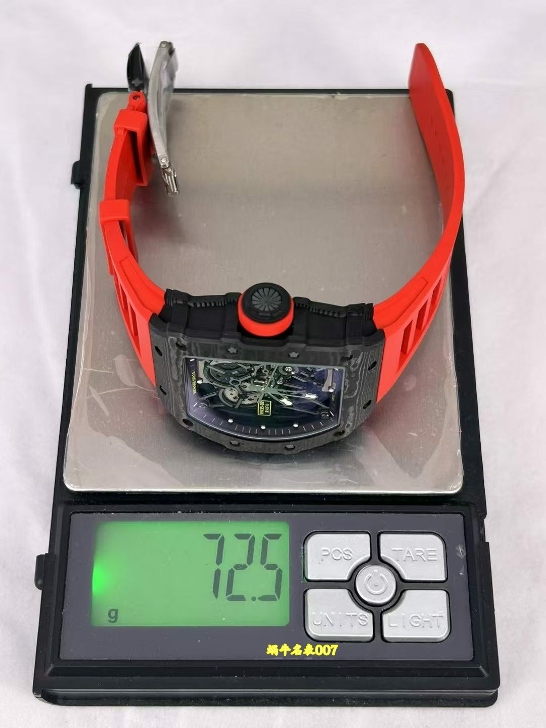 高端私人定制理查德米勒RM35-02原装数据ntpt碳纤维壳套RM35-02采用vaucher机芯真正的1:1复刻手表 /  