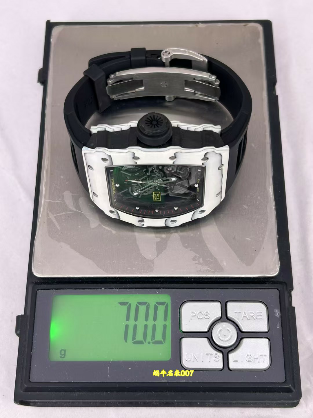 Richard Mille 白碳纤维RM35-01高端定制理查德米勒vaucher机芯 RM 35-01手表 /  