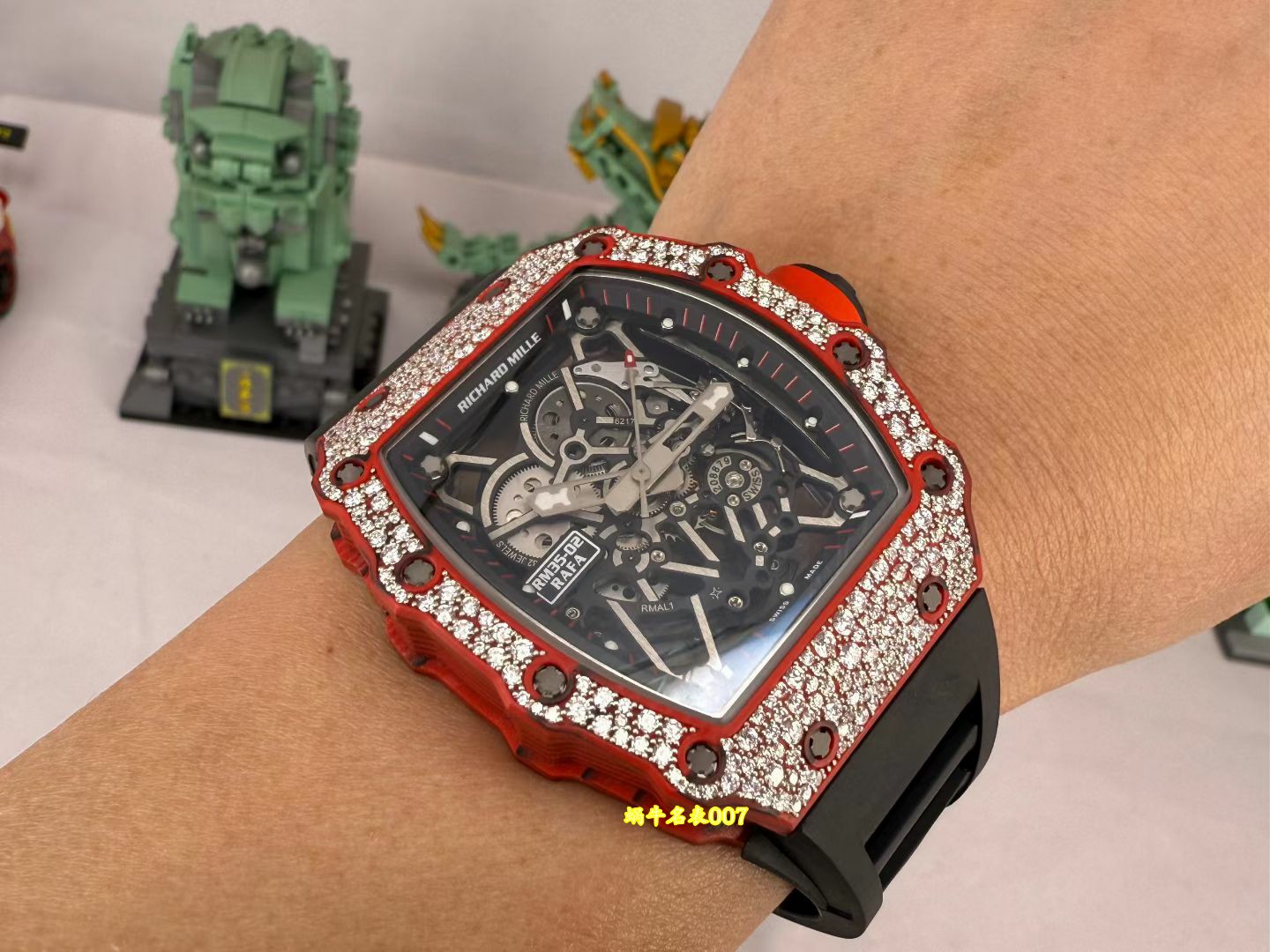 Richard Mille 白碳纤维RM35-01高端定制理查德米勒vaucher机芯 RM 35-01手表 /  