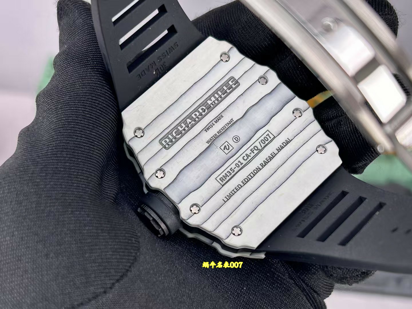 Richard Mille 白碳纤维NTPT RM35-01理查德米勒vaucher机芯手表 一比一复刻 /  