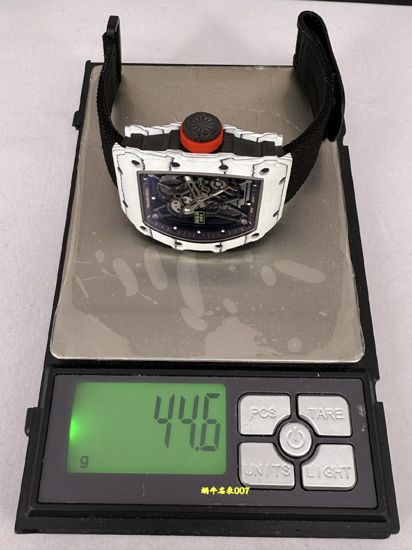 Richard Mille 白碳纤维NTPT RM35-01理查德米勒vaucher机芯手表 一比一复刻 /  