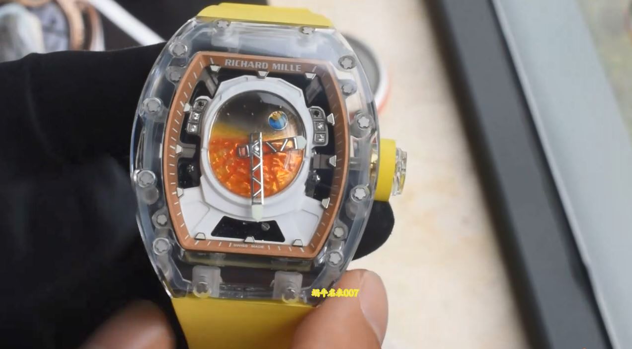 视频测 Richard Mille RM 52-05 顶级定制复刻蓝宝石太空人RM 52-05手表 / DSC_0510