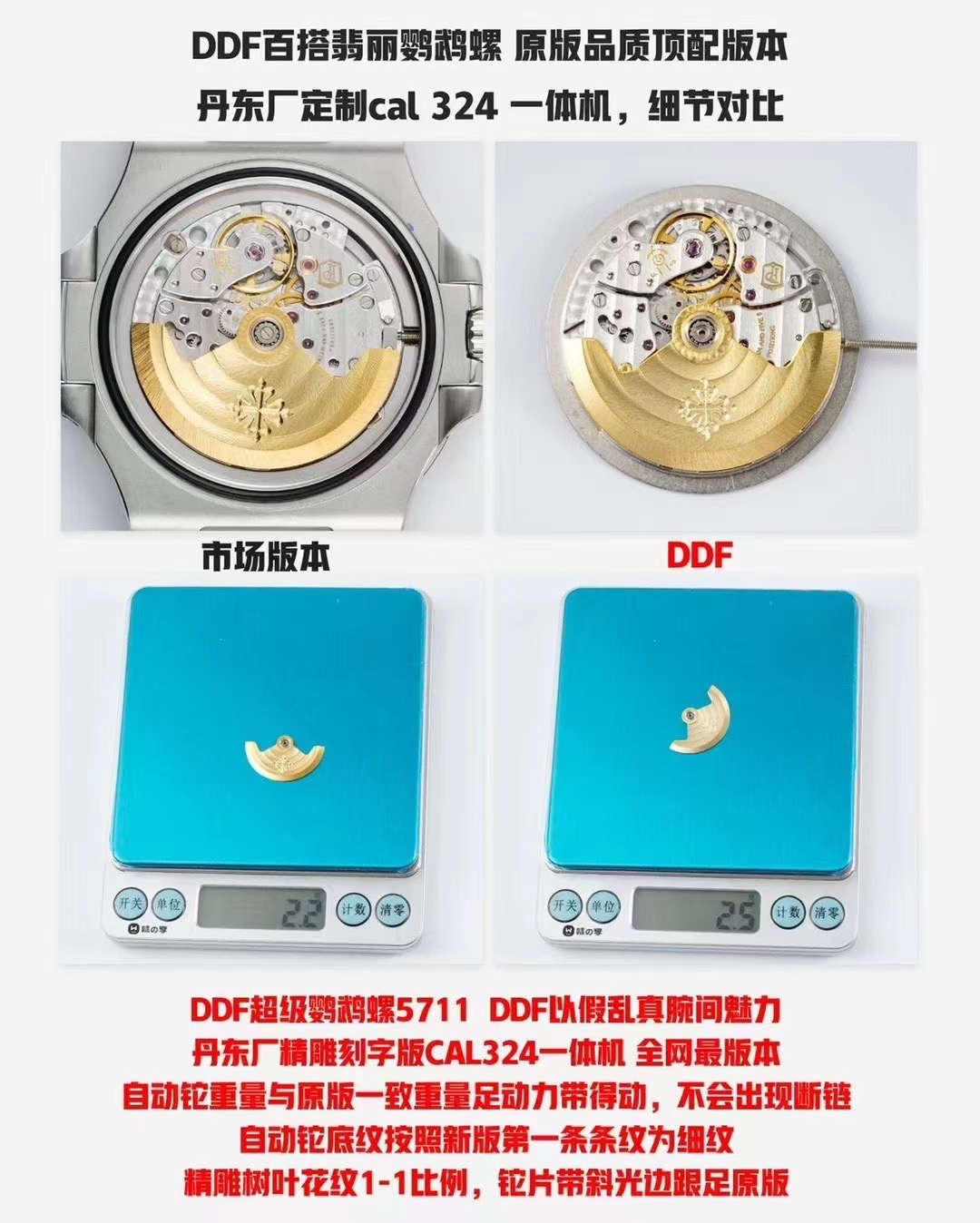 视频DDF 复刻copy watch 百达翡丽鹦鹉螺5711/1A-001Replica 腕表 / DSC_0518