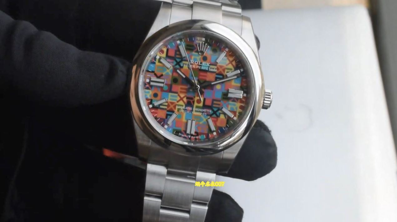 视频 劳力士ROLEX 涂鸦復刻手錶 蚝式恒动Replica watch m134300-0010腕表 / DSC_0449