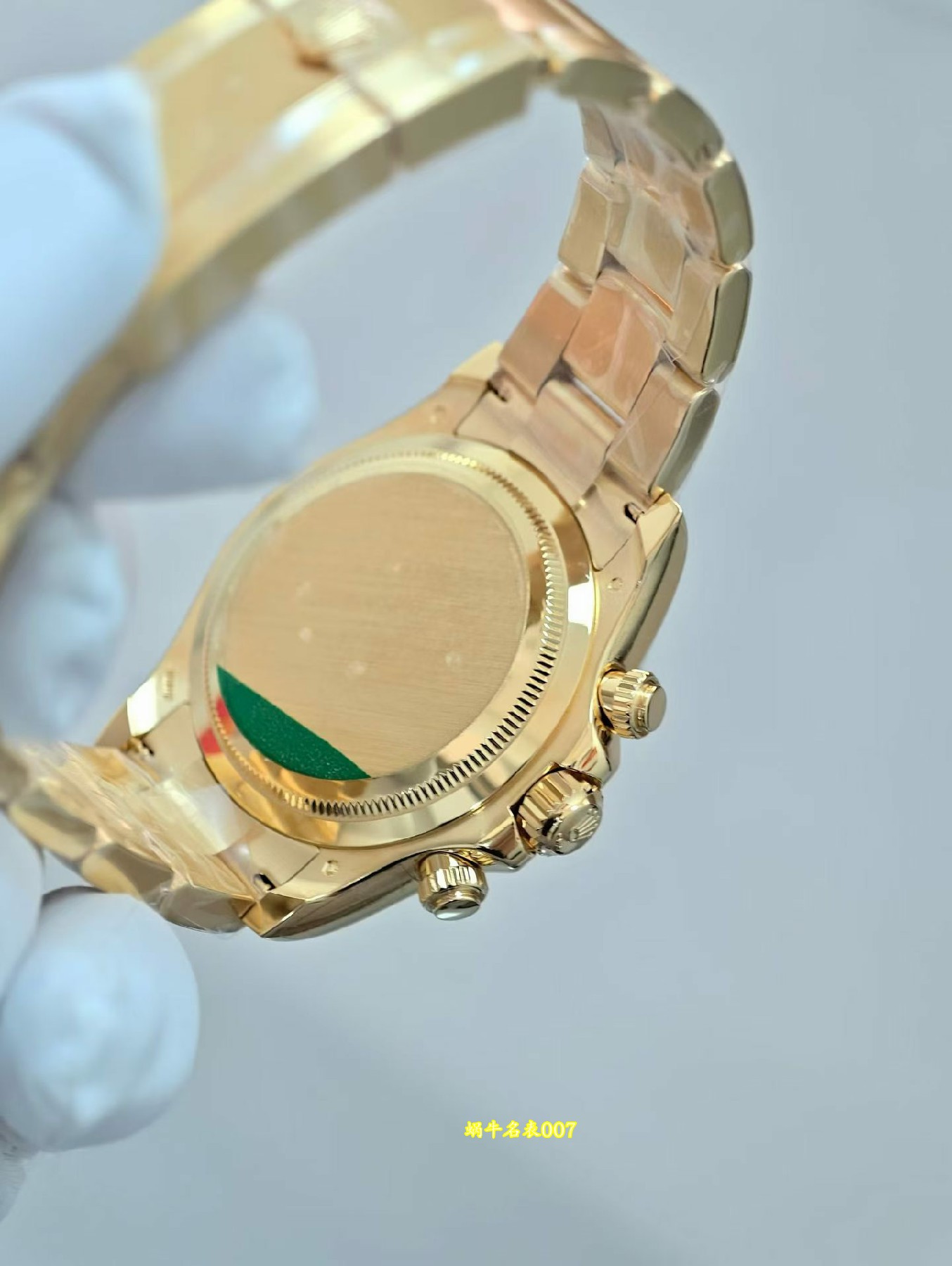 改装定制包金真钻加工 劳力士迪通拿 Rolex Daytona replica watch custom gold and diamonds m126508-0003腕表 /  