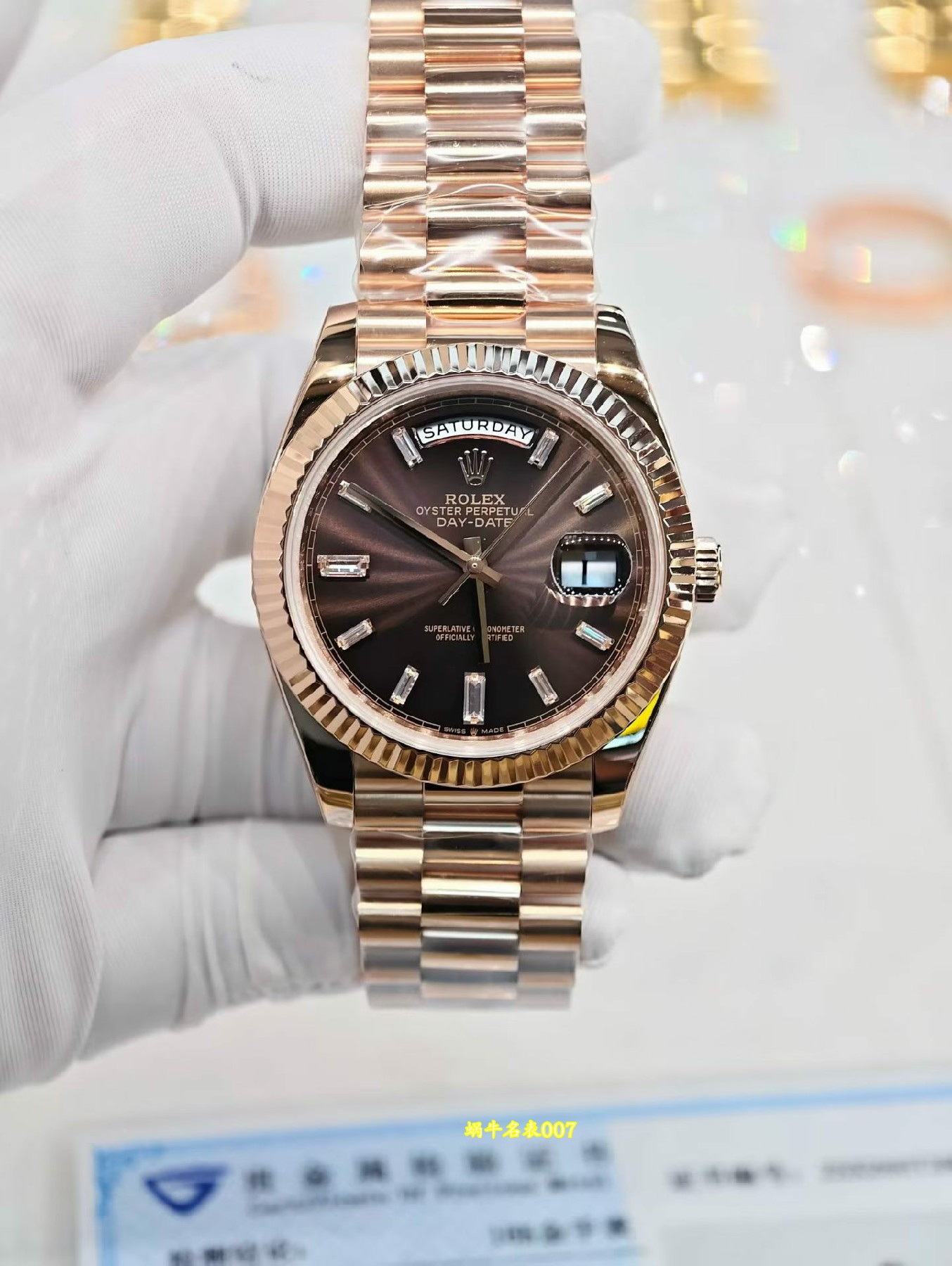 客定劳力士双历日志表面18K包厚金加工定制 勞力士包金復刻手錶Rolex replica watch  /  