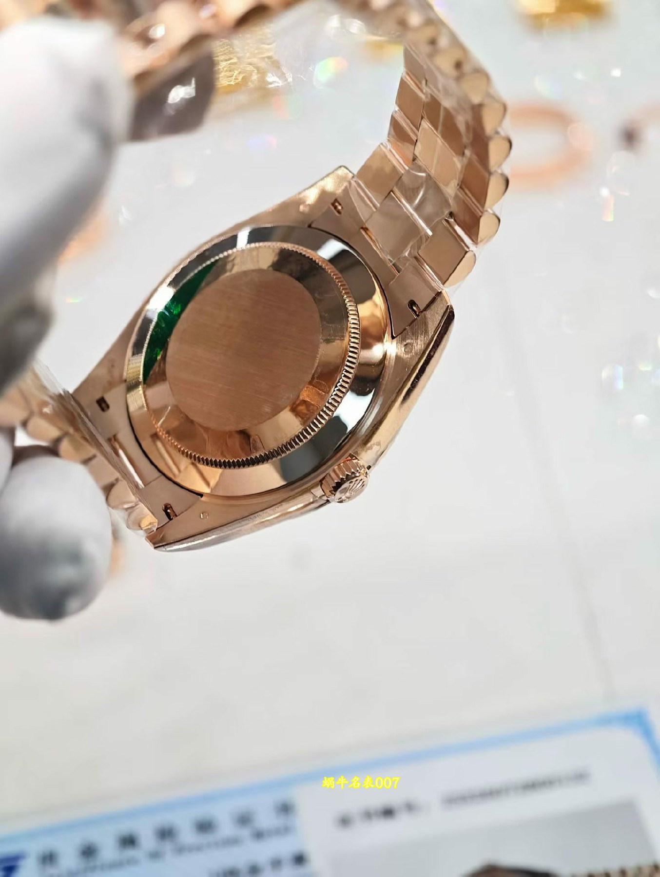 客定劳力士双历日志表面18K包厚金加工定制 勞力士包金復刻手錶Rolex replica watch  /  