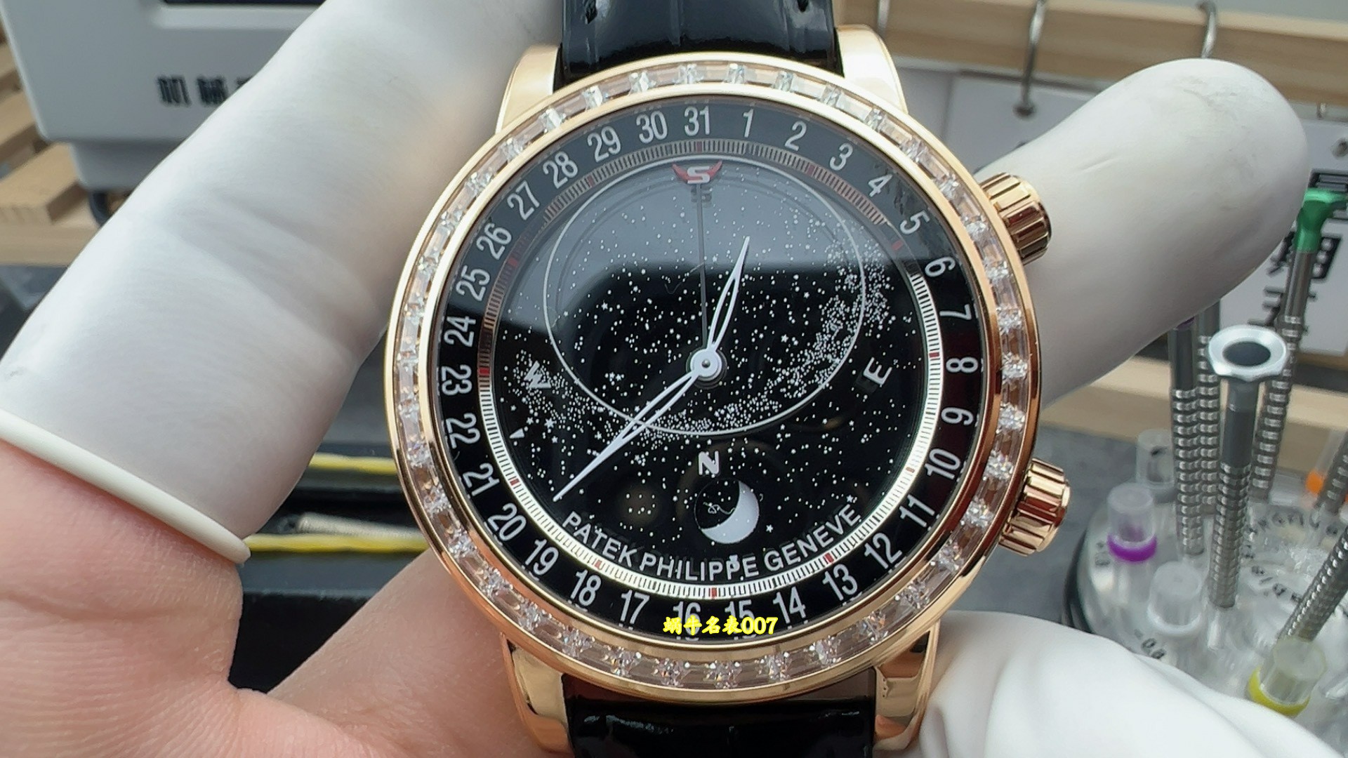 PPF百达翡丽星空6104R-001高仿手錶 Patek Philippe replica watches 腕表 /  