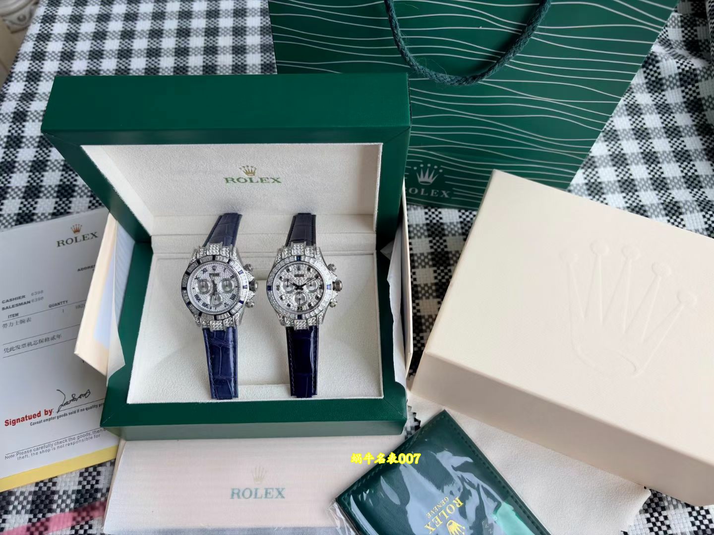 PPM Rolex Daytona Hidden Edition Moissan Diamond Replica Watch /  