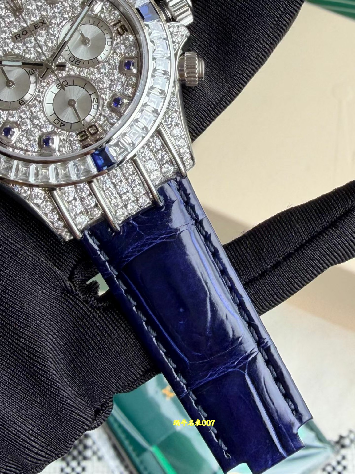 PPM Rolex Daytona Hidden Edition Moissan Diamond Replica Watch /  