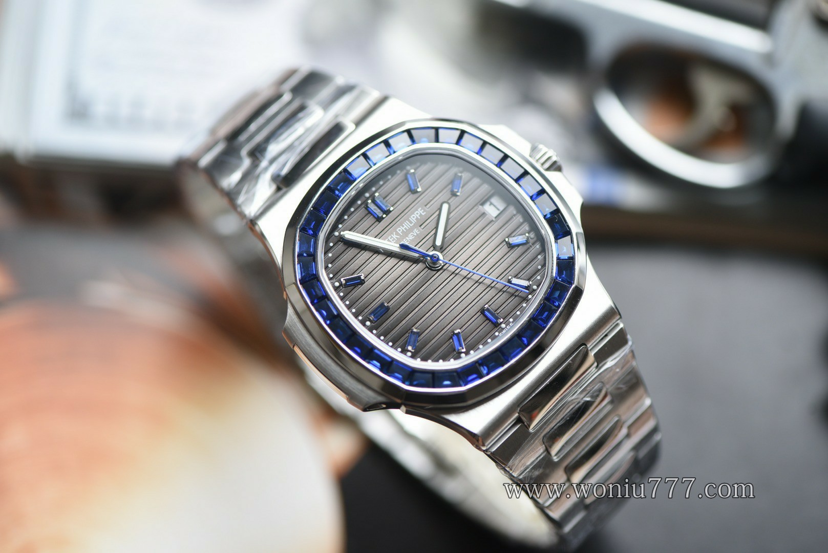 定制高奢款百达翡丽Patek Philippe Nautilus replica watch 5711/111P-001 百達翡麗高仿手錶腕表 / 