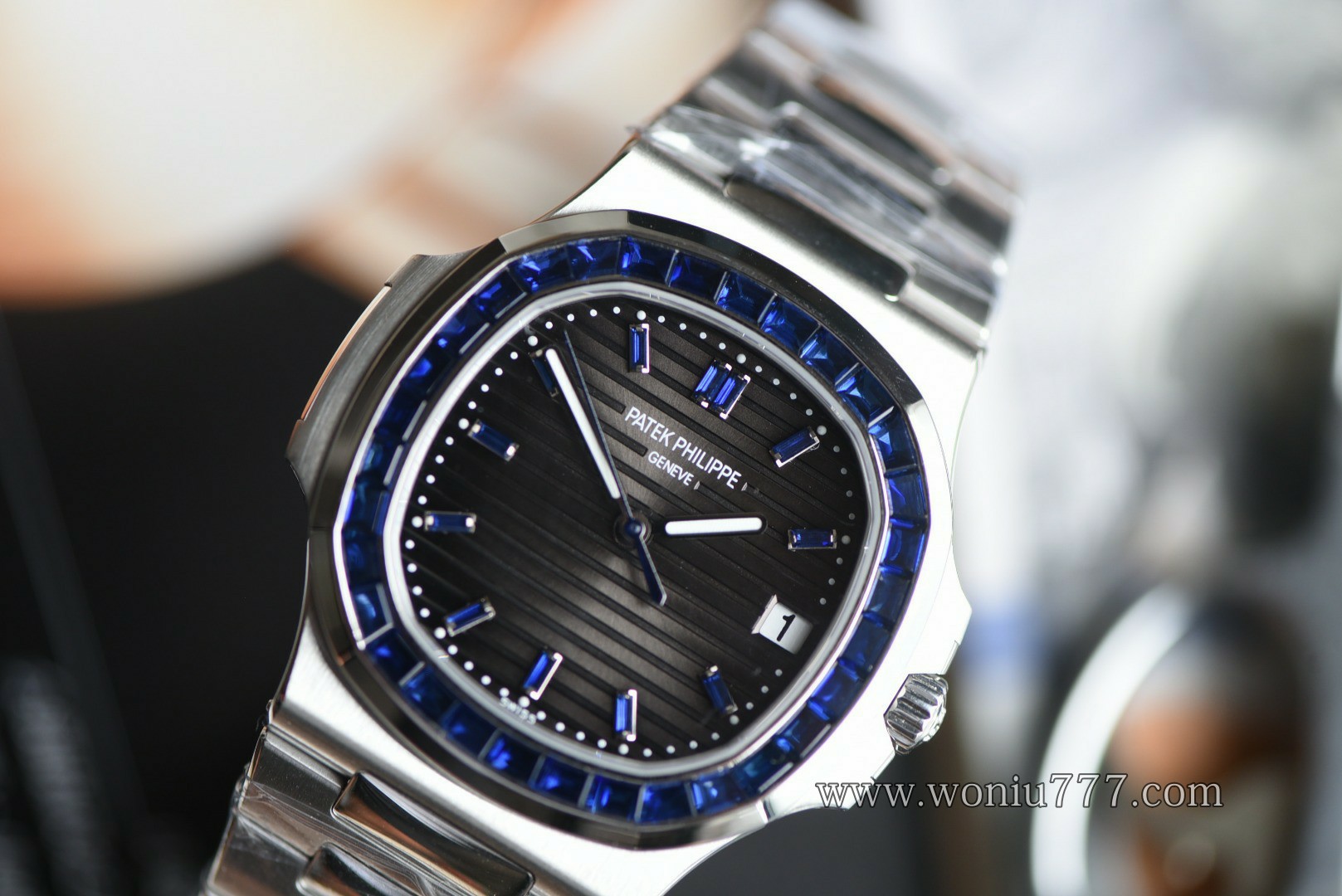 定制高奢款百达翡丽Patek Philippe Nautilus replica watch 5711/111P-001 百達翡麗高仿手錶腕表 / 