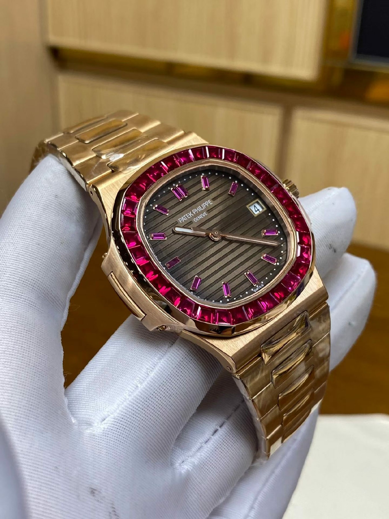 百達翡麗克隆手錶 高端定制 百达翡丽 clone   Patek Philippe replica watches 5723/112R-001腕表 /  