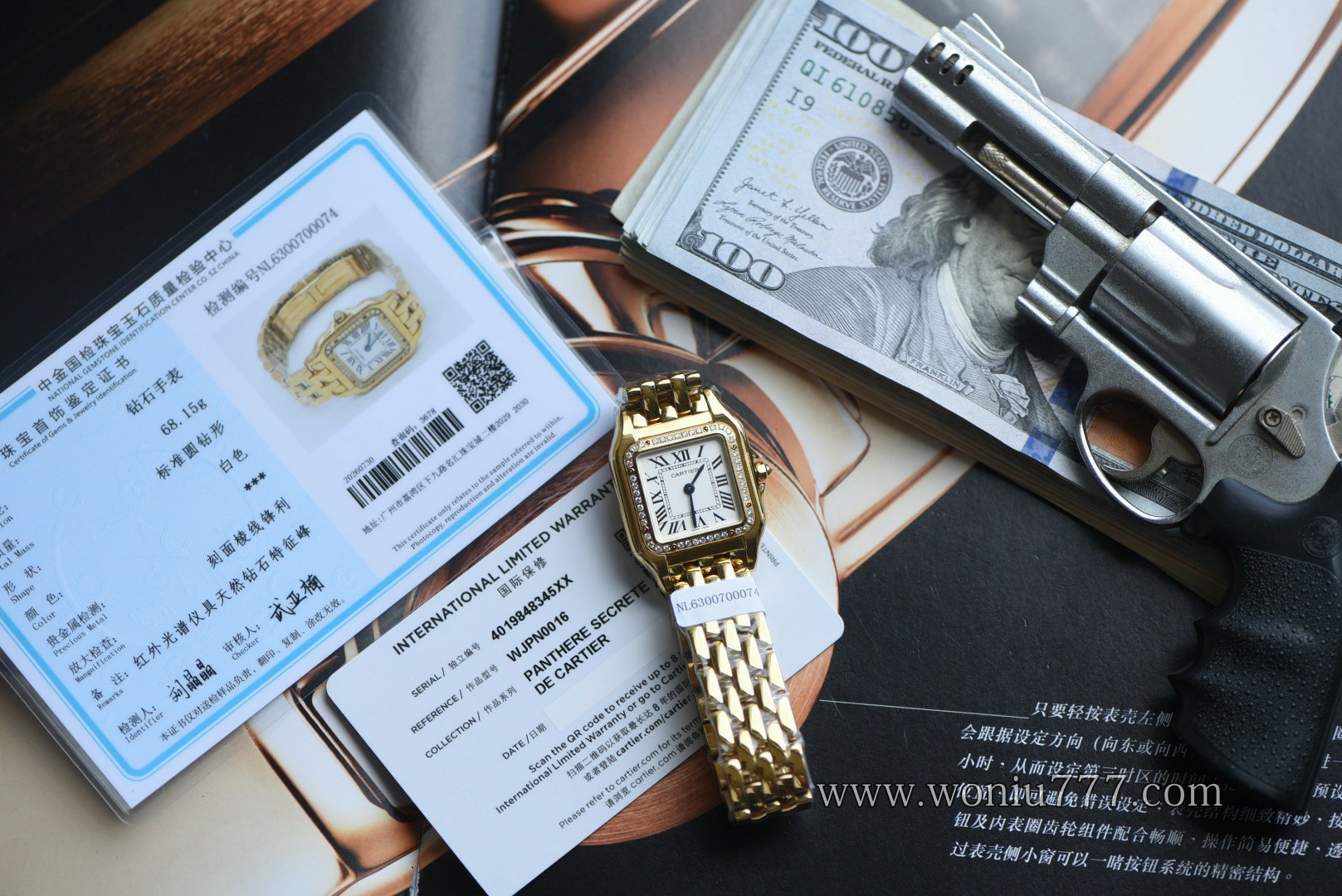 卡地亚PANTHÈRE Cartier replica watches WJPN0016 卡地亞復刻手錶 腕表 /  