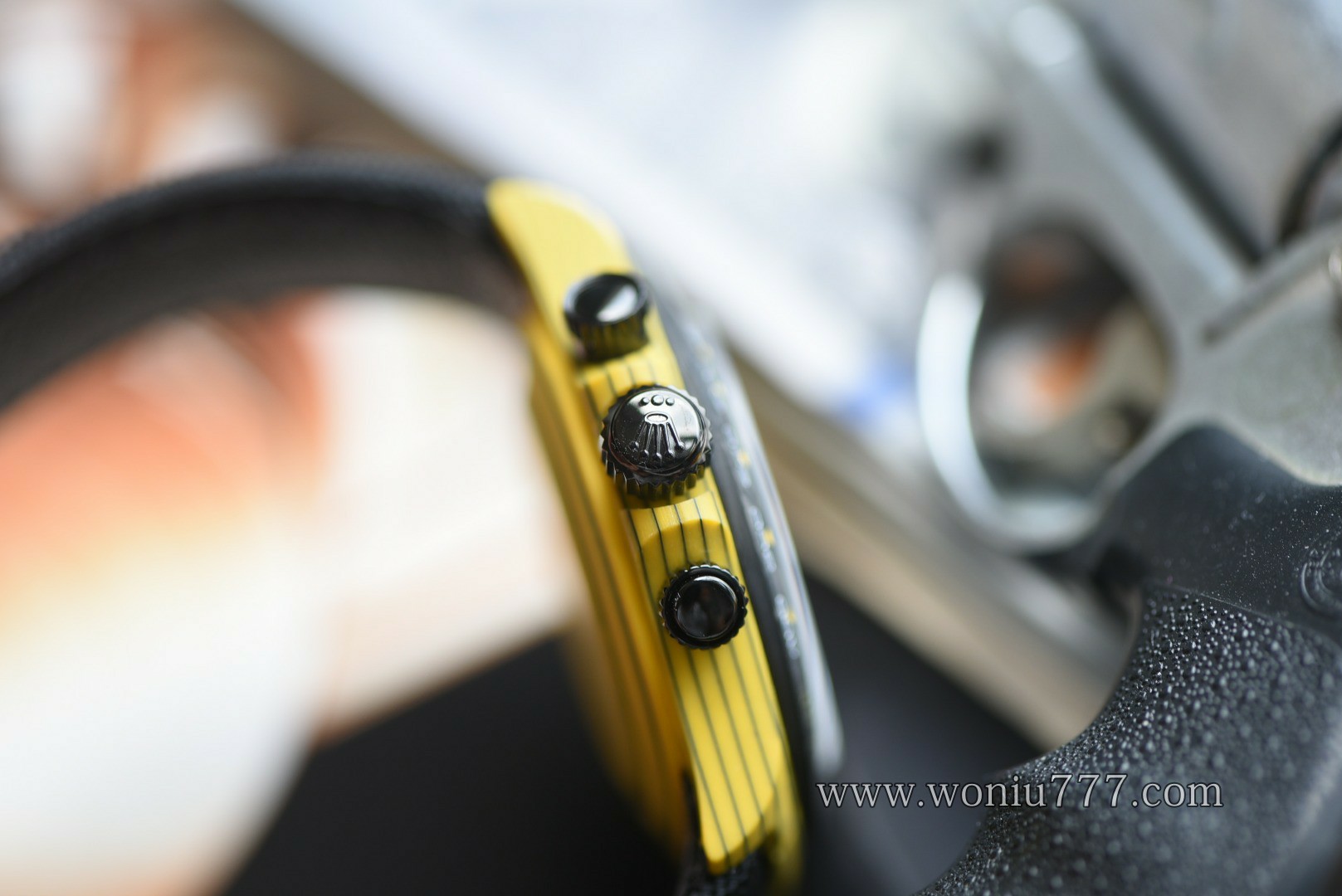 劳力士大黄蜂 迪通拿特别版 復刻手錶Rolex Bumblebee blaken Daytona  Replica Watch /  