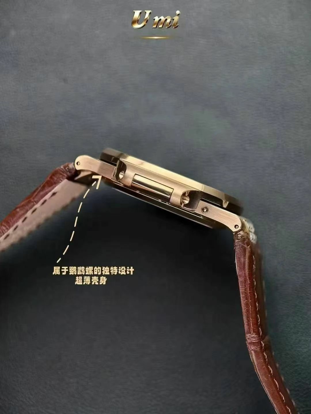 UMI百达翡丽运replica Patek Philippe watches 5724R-001腕表 百達翡麗5724R-001 高仿手錶 (鹦鹉螺) /  