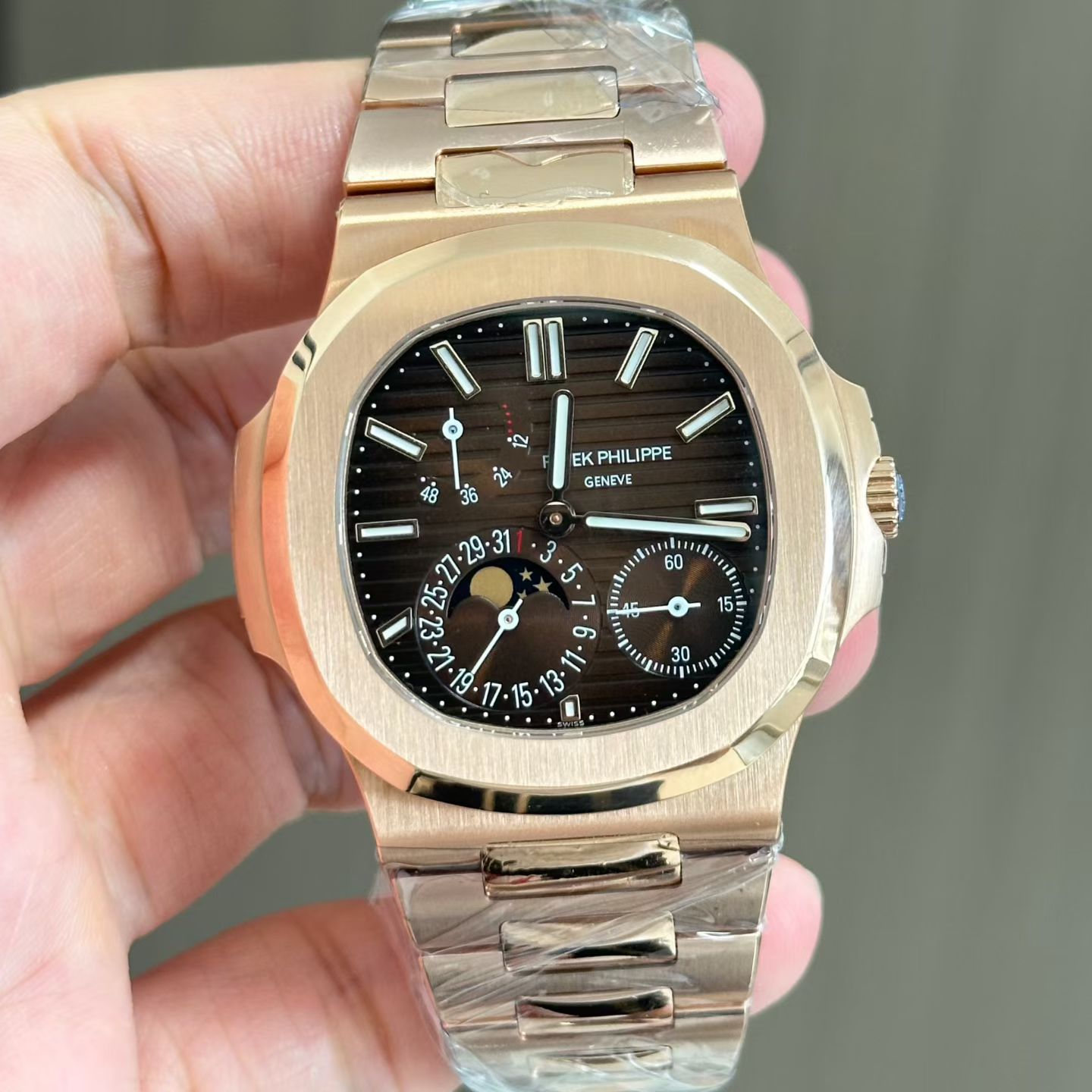 UMI  watch replica Patek Philippe 5712R-001腕表 百達翡麗 5712R-001 高仿手錶 (鹦鹉螺) /  