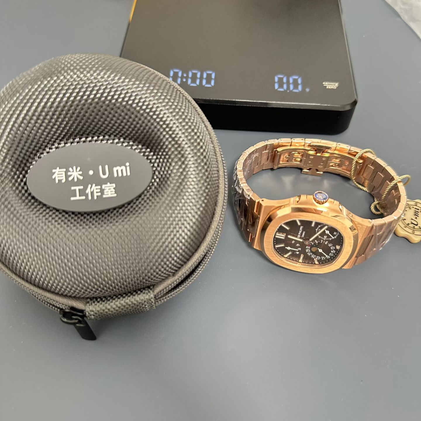 UMI  watch replica Patek Philippe 5712R-001腕表 百達翡麗 5712R-001 高仿手錶 (鹦鹉螺) /  