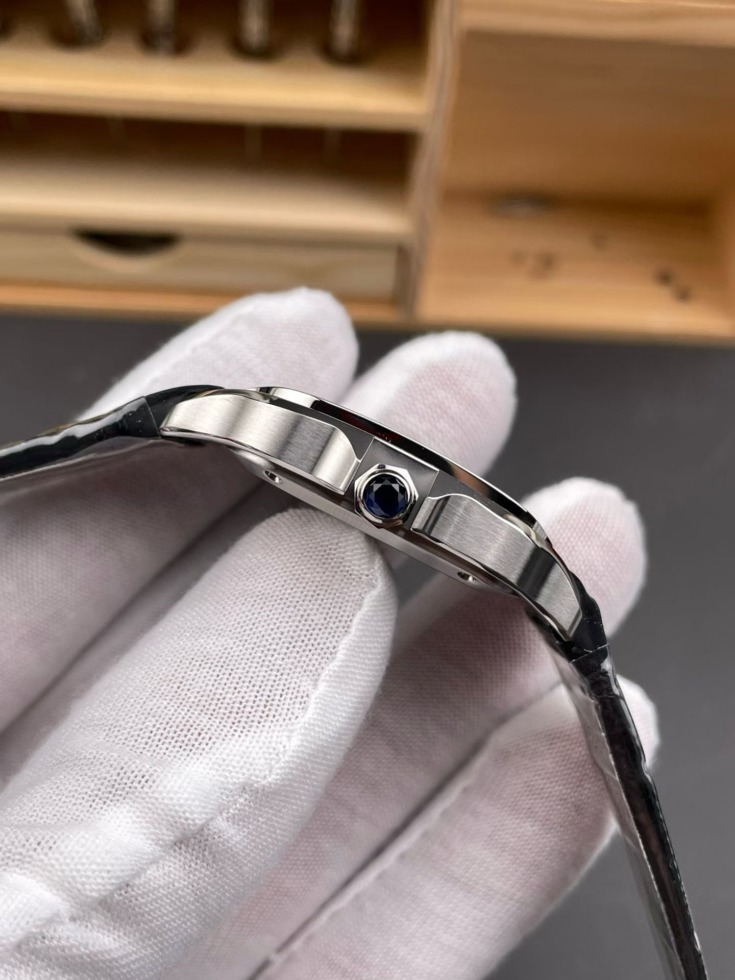 卡地亞山度士復刻手錶 WSSA0065 Cartier Santos replica watch imitation watch女腕表 /  