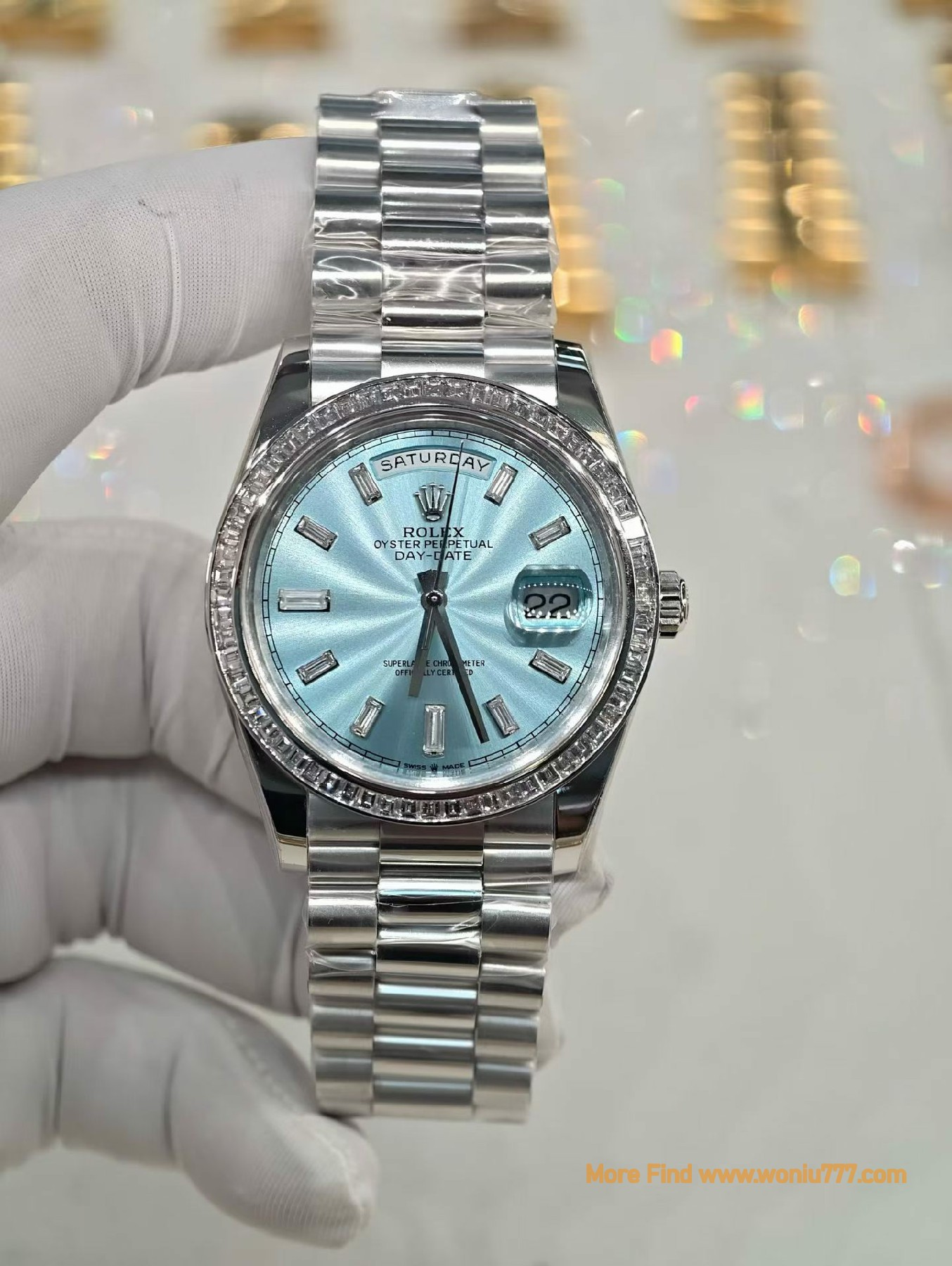 改装顶级复刻手表劳力士星期日历型 Rolex replica watch m228396tbr-0002腕表 / 